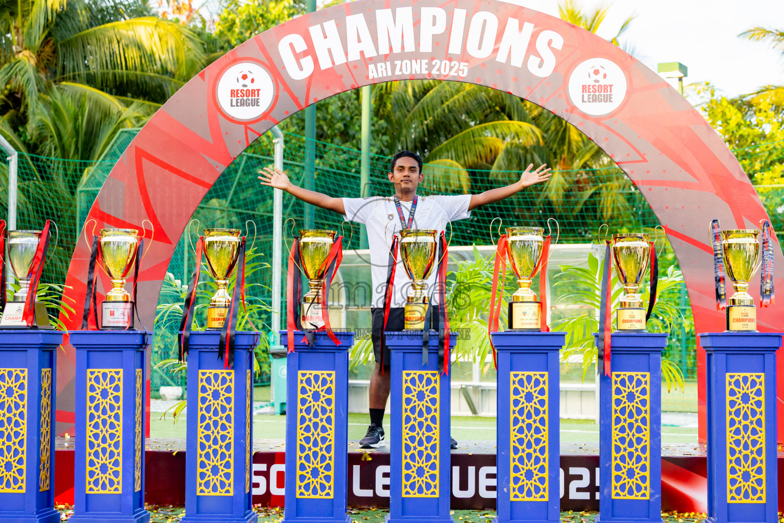 Barcelo vs Conrad in the Final of Resort League 2025 (Ari Zone) was held on Sunday, 28th June 2025 in Conrad Maldives Rangali Island, Alif Dhaalu Atoll, Maldives. Photos: Nausham Waheed / images.mv