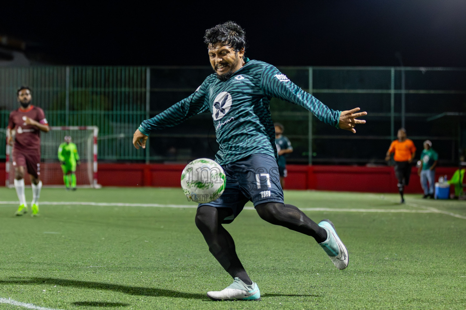 Maldives Post vs Dharumavantha in Day 9 of Office League 2025 was held on Thursday, 24th April 2025 in Hulhumale', Maldives. Photos: Mohamed Mahfooz Moosa  / images.mv