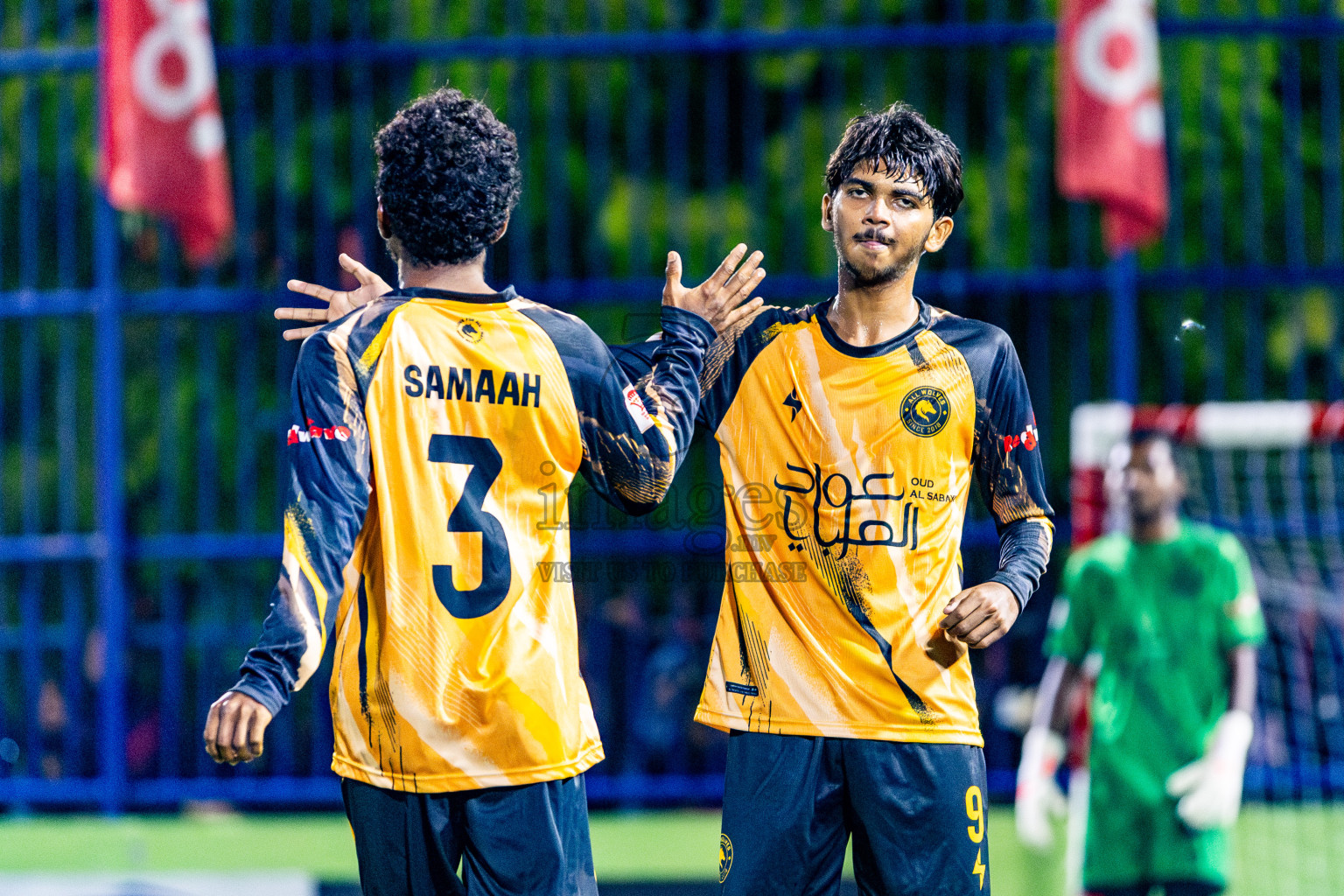 All Wolves vs Friends in Day 3 of Eydhafushi Futsal Cup 2024 was held on Wednesday, 10th April 2024, in B Eydhafushi, Maldives Photos: Nausham Waheed / images.mv