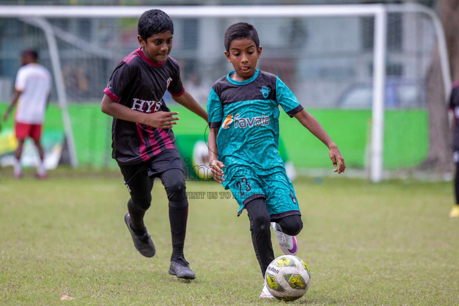 Day 1 of MILO Academy Championship 2024 - U12 was held at Henveiru Grounds in Male', Maldives on Thursday, 4th July 2024. Photos: Shuu Abdul Sattar / images.mv