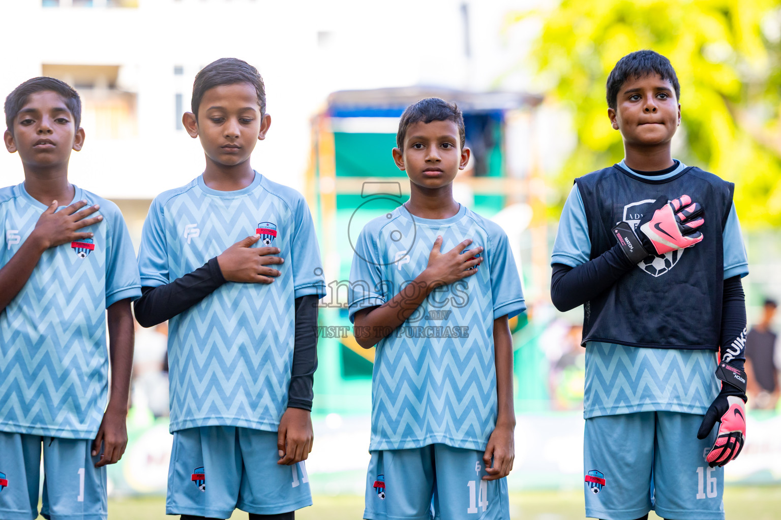 Day 3 of MILO Academy Championship 2025 (U-12) was held at Henveiru Stadium in Male', Maldives on Saturday, 3rd May 2025. Photos: Nausham Waheed / images.mv