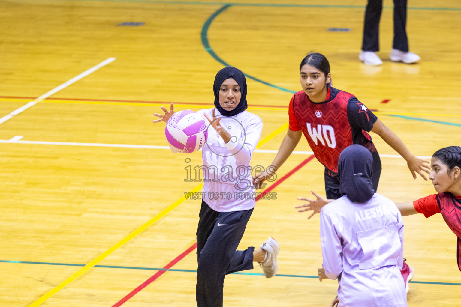 Day 12 of 26th Inter-School Netball Tournament 2025 was held in Social Center Indoor Hall on Thursday, 30th October 2025. Photos: Ismail Thoriq / images.mv