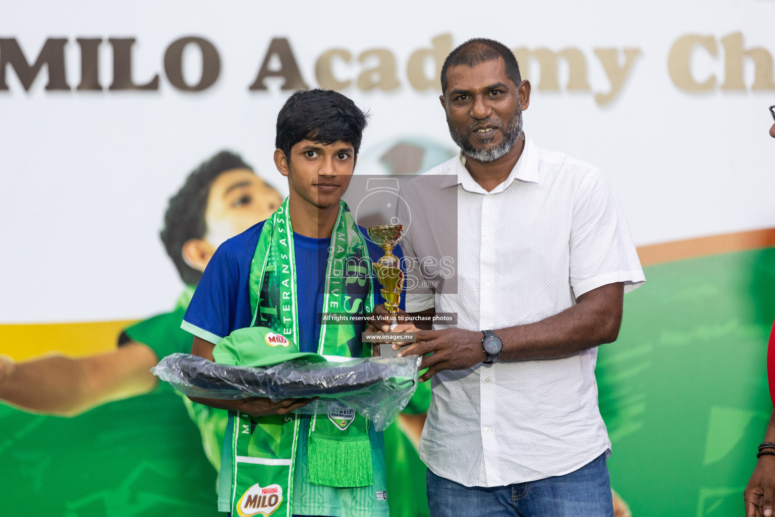 Day 2 of MILO Academy Championship 2023 (u14) was held in Henveyru Stadium Male', Maldives on 4th November 2023. Photos: Nausham Waheed / images.mv