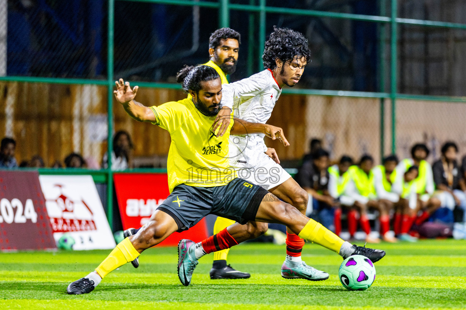 Xephyrs vs Anakee SC in Day 3 of BG Futsal Challenge 2024 was held on Thursday, 14th March 2024, in Male', Maldives Photos: Nausham Waheed / images.mv