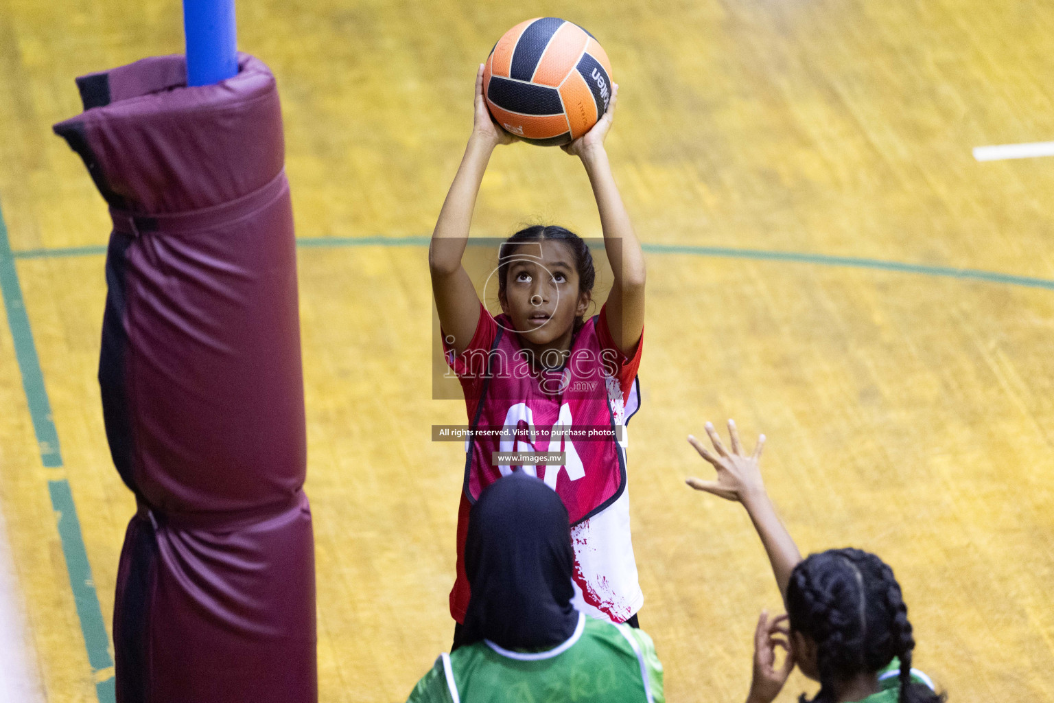 Day 10 of 24th Interschool Netball Tournament 2023 was held in Social Center, Male', Maldives on 5th November 2023. Photos: Nausham Waheed / images.mv