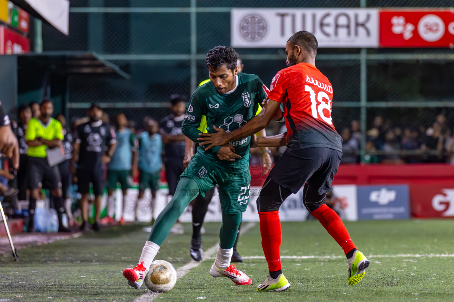 L Gan vs Th Thimarafushi in Zone Round on Day 30 of Golden Futsal Challenge 2025 was held on Monday , 3rd February 2025, in Hulhumale', Maldives.
Photos: Ismail Thoriq / images.mv