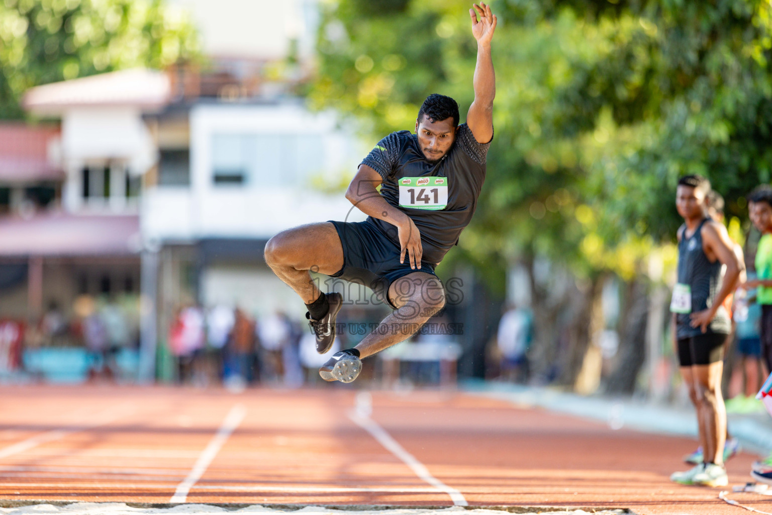 Day 2 of 12th Milo Association Championships was held in Ekuveni Track at Male', Maldives on Friday, 25th April 2025. 
Photos: Hassan Simah / images.mv