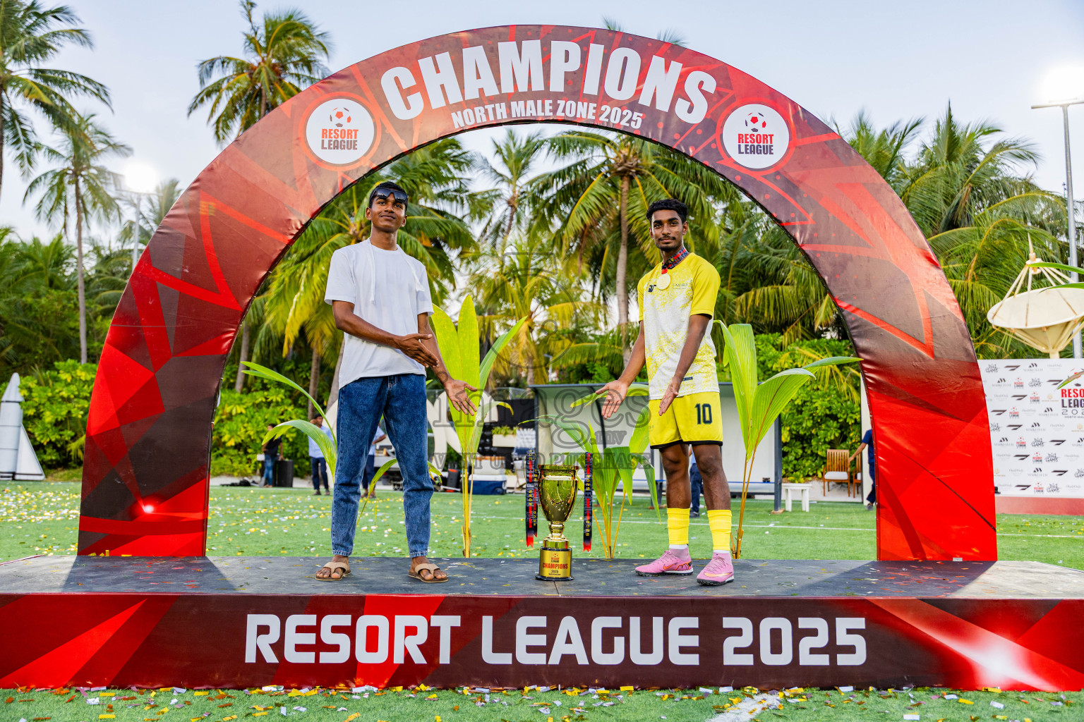 Jumeirah vs Varu in Final of Resort League 2025 (North Male Zone) was held on Saturday, 27th September 2025 in One And Only Reethi Rah Maldives Resort, Photos: Areef Adam / images.mv