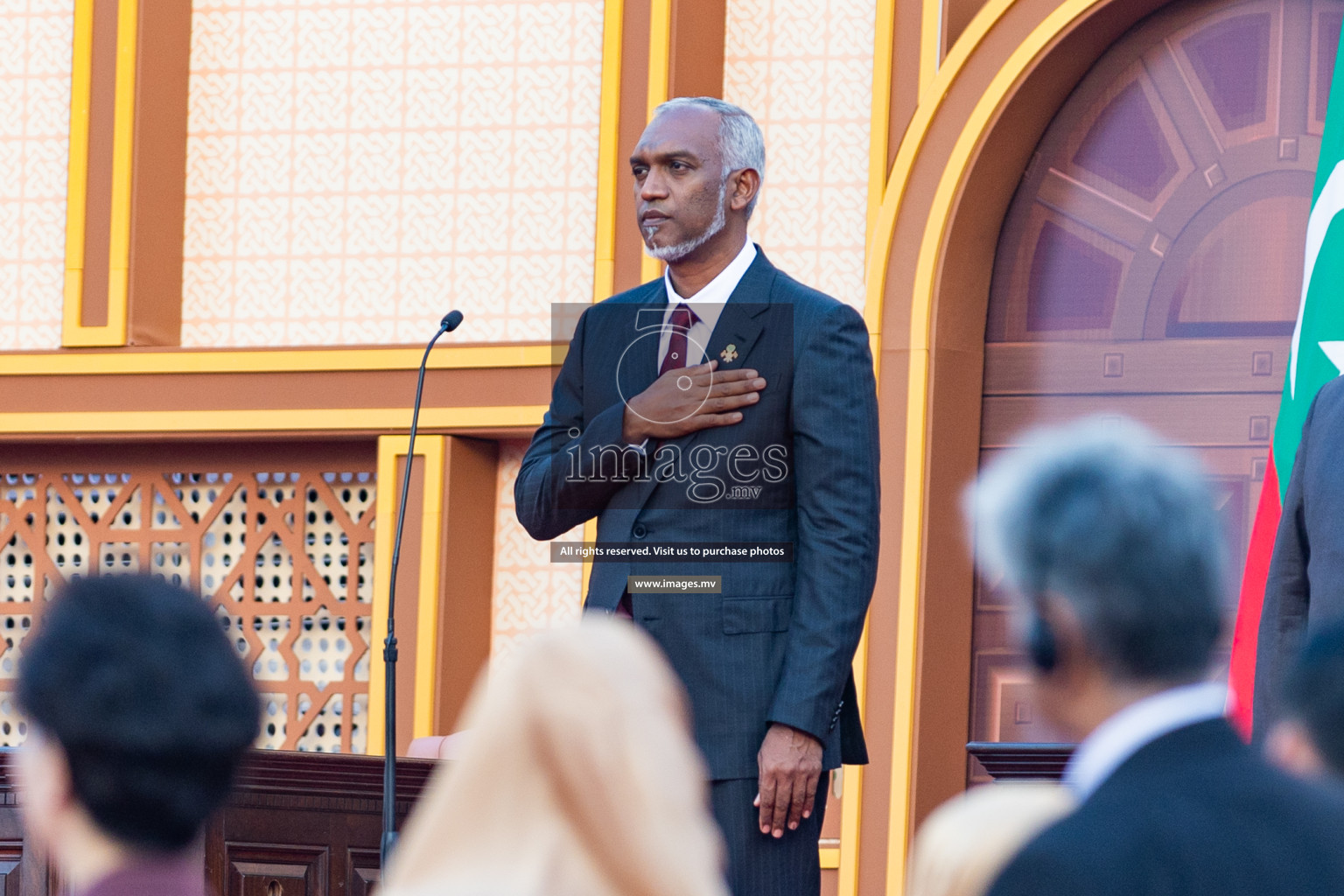 The Inauguration of the 8th President of Maldives was held in Jumhooree Maidhaan, Male', Maldives on 17th November 2023. Photos: Nausham Waheed / images.mv