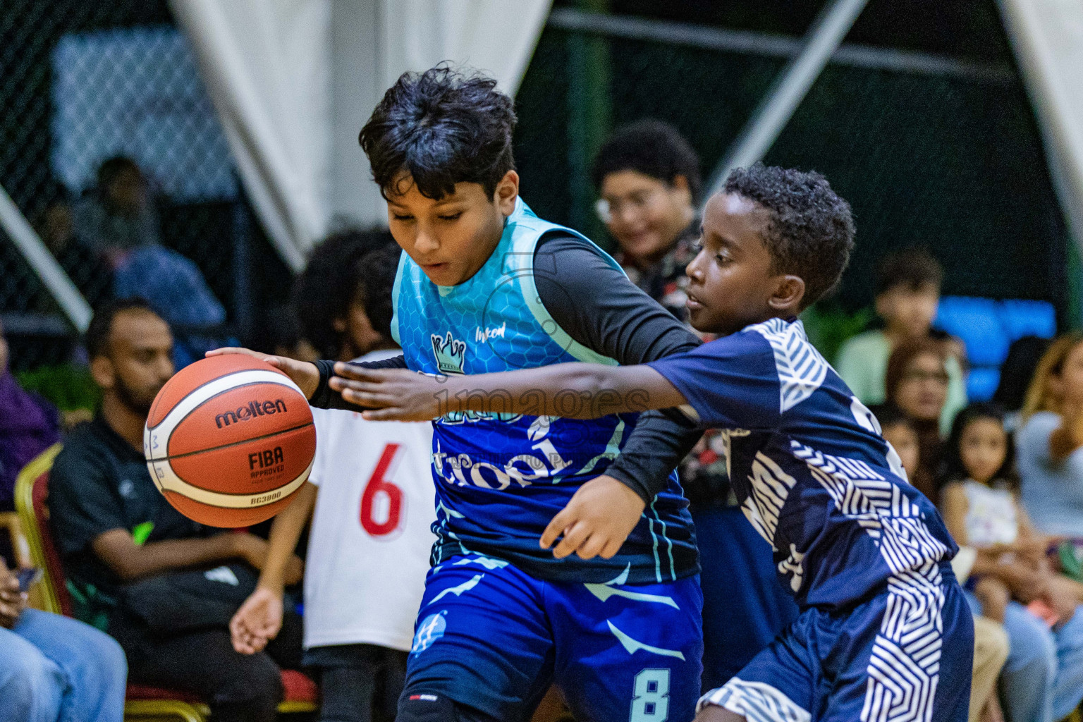 Day 3 of Milo 5 x 5 Junior Challenge 2025 - Basketball tournament held in Basketball Training Center, Male', Maldives on Saturday, 11th October 2025. Photos by: Nausham Waheed, Areef Adam / Images.mv