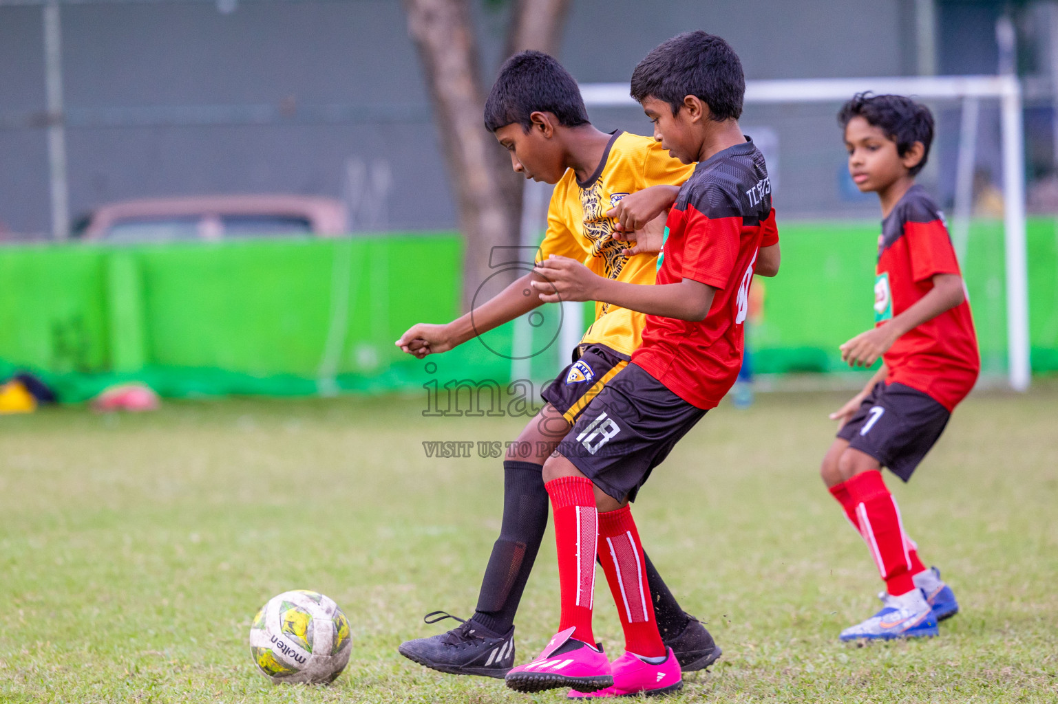 Day 1 of MILO Academy Championship 2024 - U12 was held at Henveiru Grounds in Male', Maldives on Thursday, 4th July 2024. Photos: Shuu Abdul Sattar / images.mv