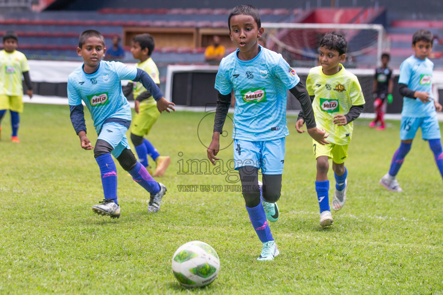 Day 2 of MILO Kids Football Fiesta was held at National Stadium in Male', Maldives on Saturday, 24th February 2024.