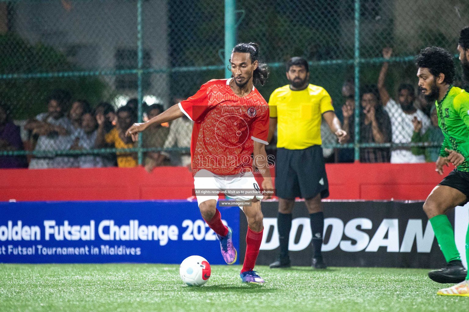 HA. Ihavandhoo vs HA. Vashafaru in Golden Futsal Challenge 2023 on 05 February 2023 in Hulhumale, Male, Maldives