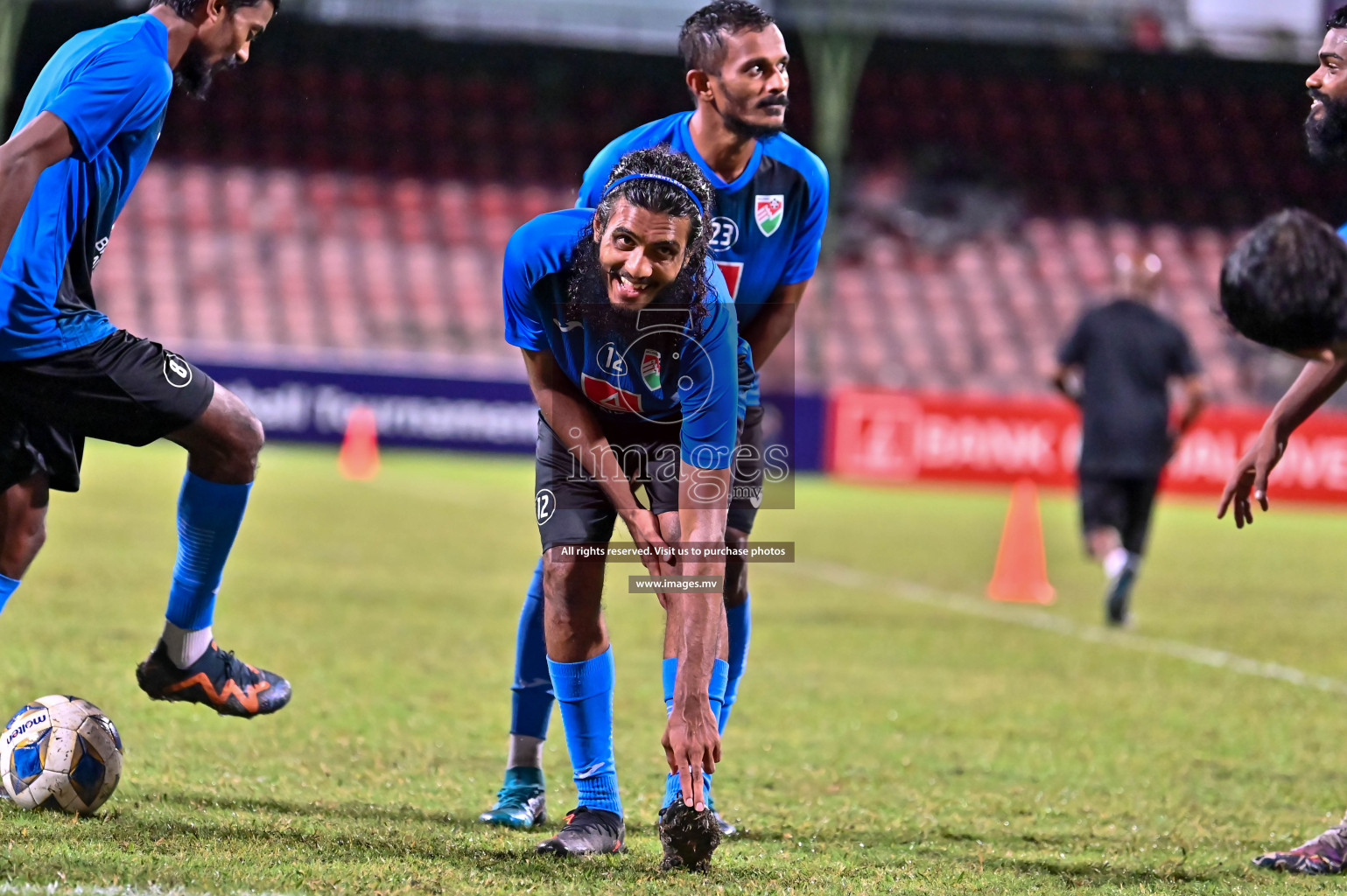 Maldives National Team gears up for upcoming SAFF Championship 2023, to be held in Bangalore, India from 21st June to 4th July 2023.  Photos: Ismail Thoriq / images.mv