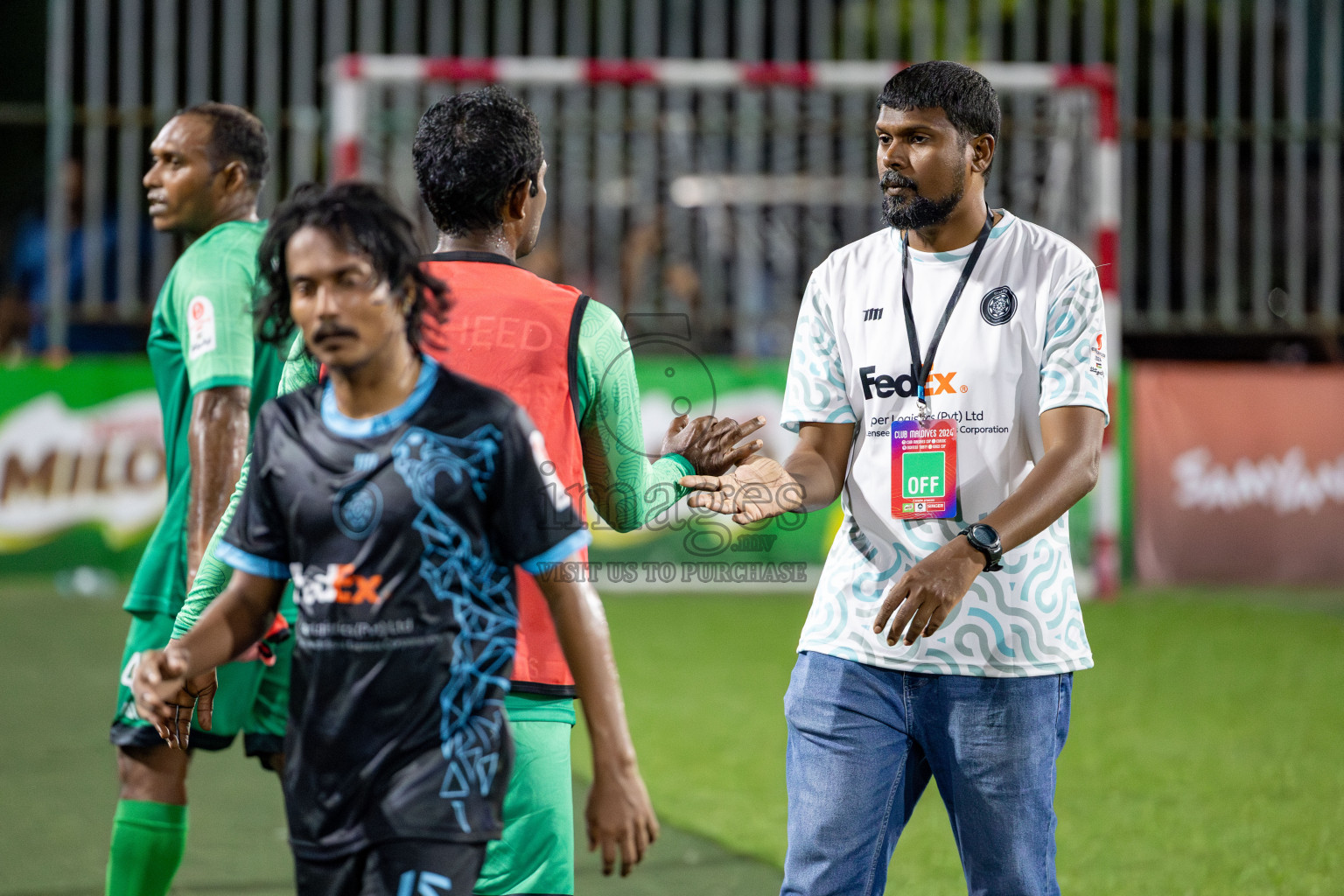 CLUB TTS vs Baros Maldives in Club Maldives Cup 2024 held in Rehendi Futsal Ground, Hulhumale', Maldives on Monday, 23rd September 2024. 
Photos: Hassan Simah / images.mv