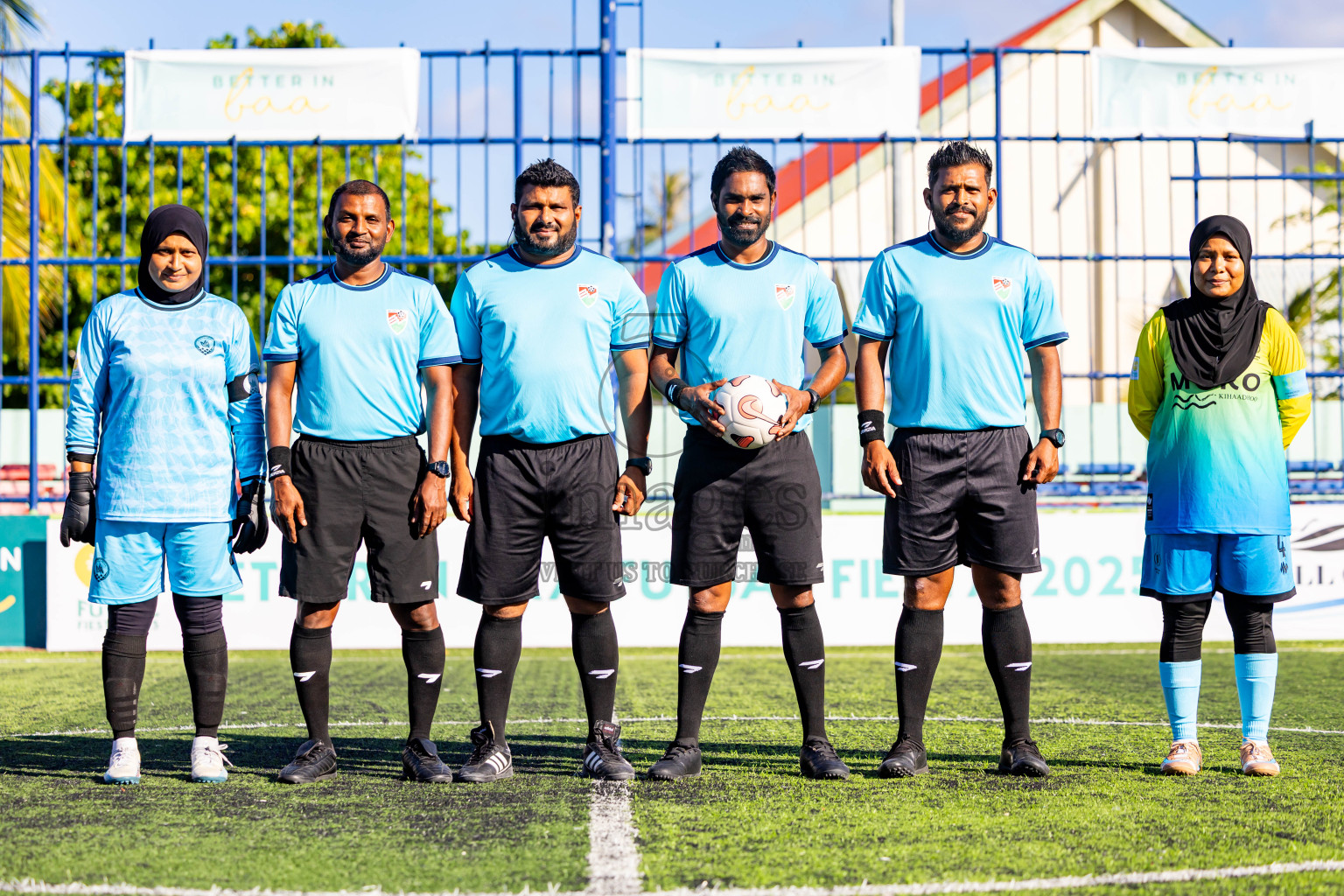 Eydhafushi vs Kihaadhoo in Day 4 of Better in Baa Futsal Fiesta 2025 Woman's division held in B. Eydhafushi, Maldives on Saturday, 8th November 2025. Photos: Nausham Waheed / images.mv