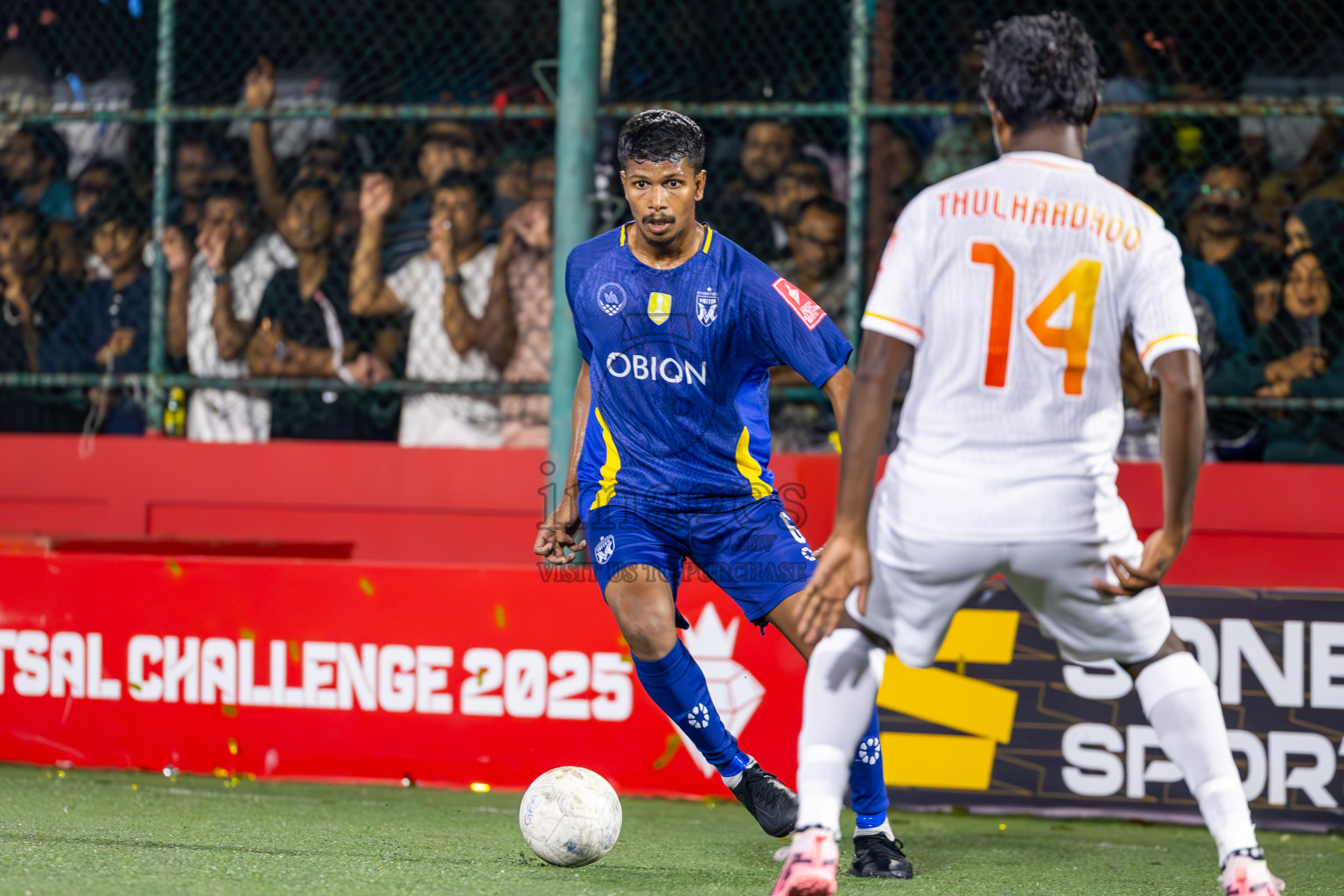 B Eydhafushi vs B Thulhaadhoo in Baa Atoll Finals Day 26 of Golden Futsal Challenge 2025 was held on Thursday , 30th January 2025, in Hulhumale', Maldives. Photos: Ismail Thoriq / images.mv
