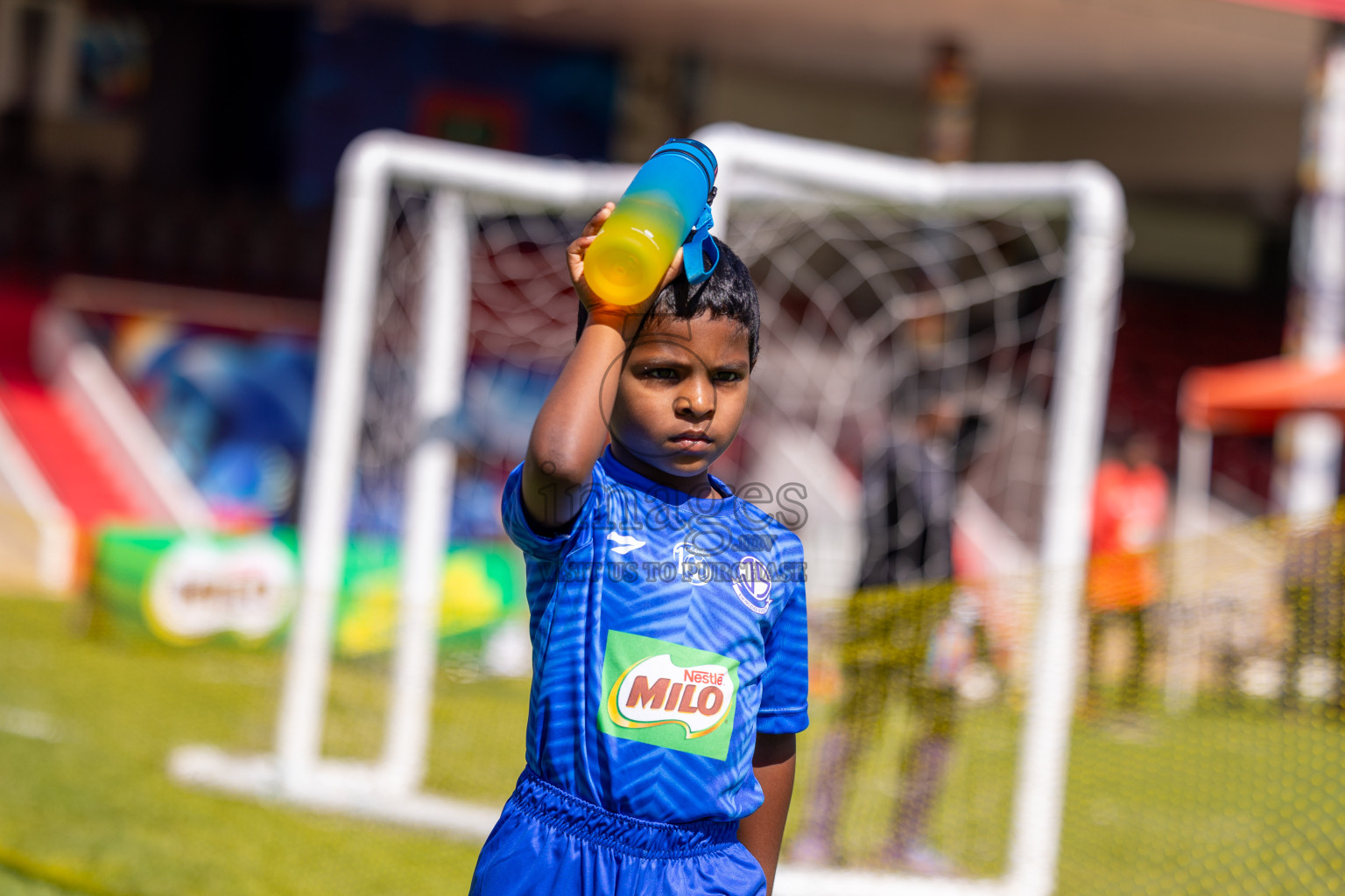 Day 1 of MILO Kids Football Fiesta was held at National Stadium in Male', Maldives on Friday, 23rd February 2024. 
Photos: Ismail Thoriq / images.mv