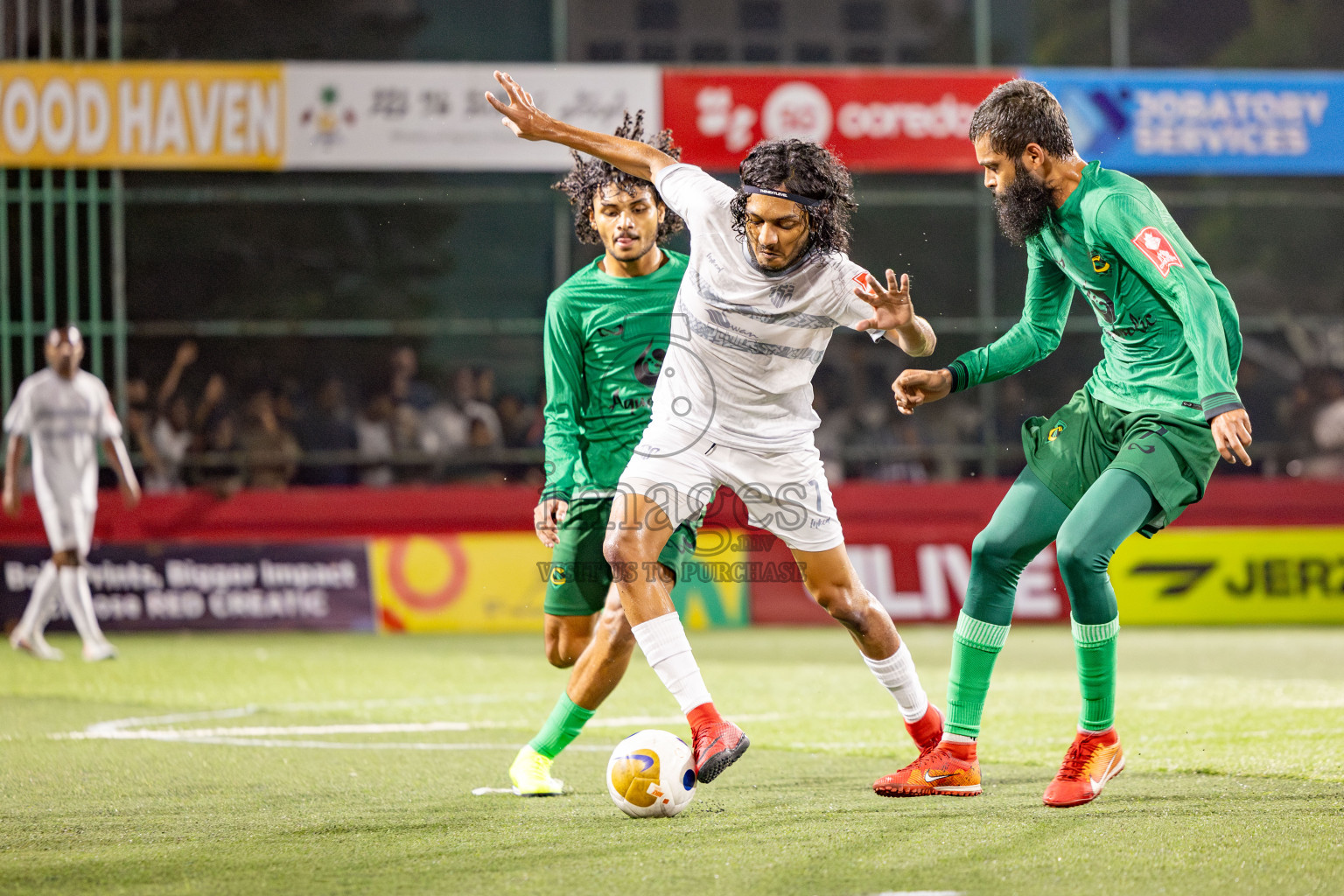 HA. Vashfaru vs HA. Utheemu in Day 1 of Golden Futsal Challenge 2025 on Sunday, 5th January 2025, in Hulhumale', Maldives 
Photos: Nausham Waheed / images.mv