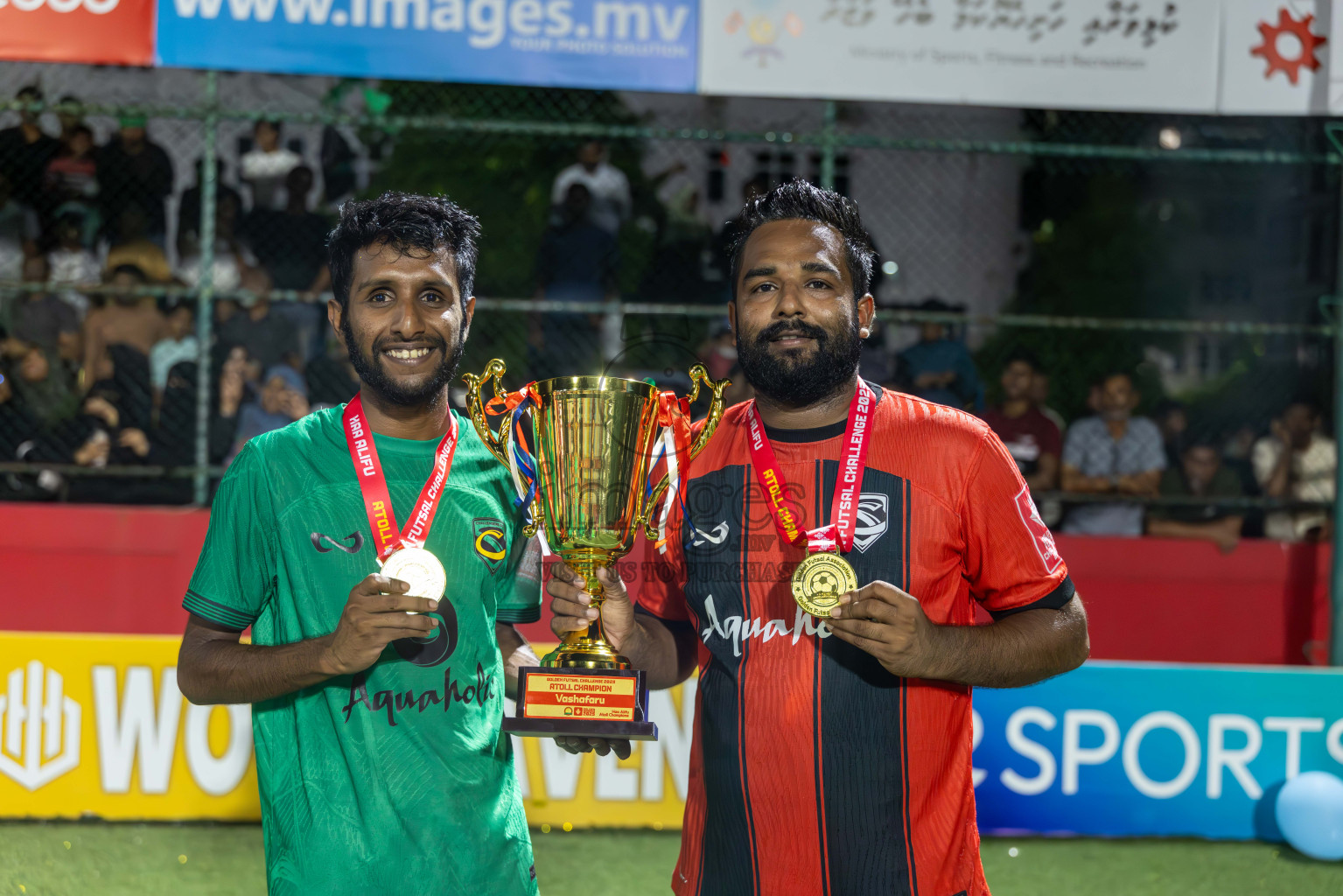 HA Dhidhdhoo vs HA Vashafaru in Haa Alif Atoll Finals Day 28 of Golden Futsal Challenge 2025 was held on Saturday , 1st February 2025, in Hulhumale', Maldives. Photos: Abdulla Abeed / images.mv
