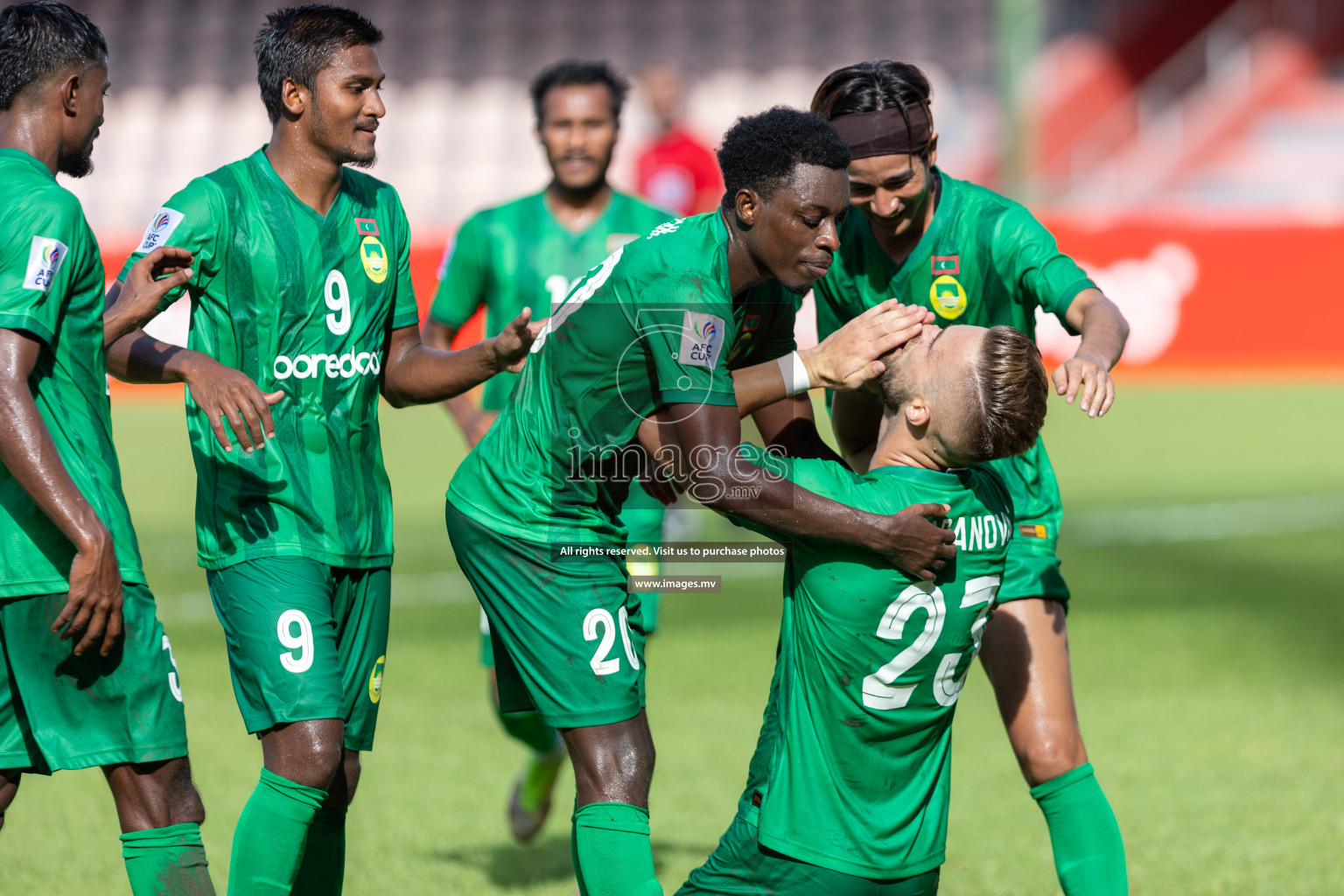 Maziya Sports & Recreation Club vs Odisha FC in the group stage of AFC Cup 2023 held in the National Stadium, Male, Maldives, on Tuesday 7th November 2023. Photos: Mohamed Mahfooz Moosa