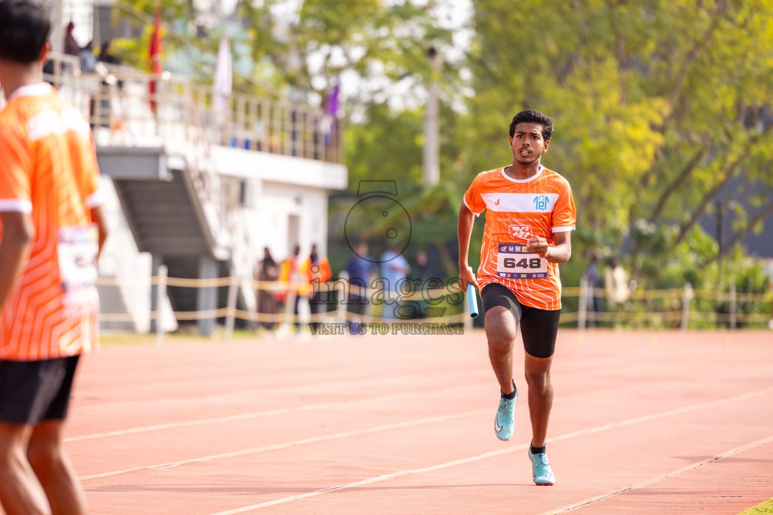 Day 5 of MWSC Interschool Athletics Championships 2024 held in Hulhumale Running Track, Hulhumale, Maldives on Wednesday, 13th November 2024. Photos by: Ismail Thoriq / Images.mv