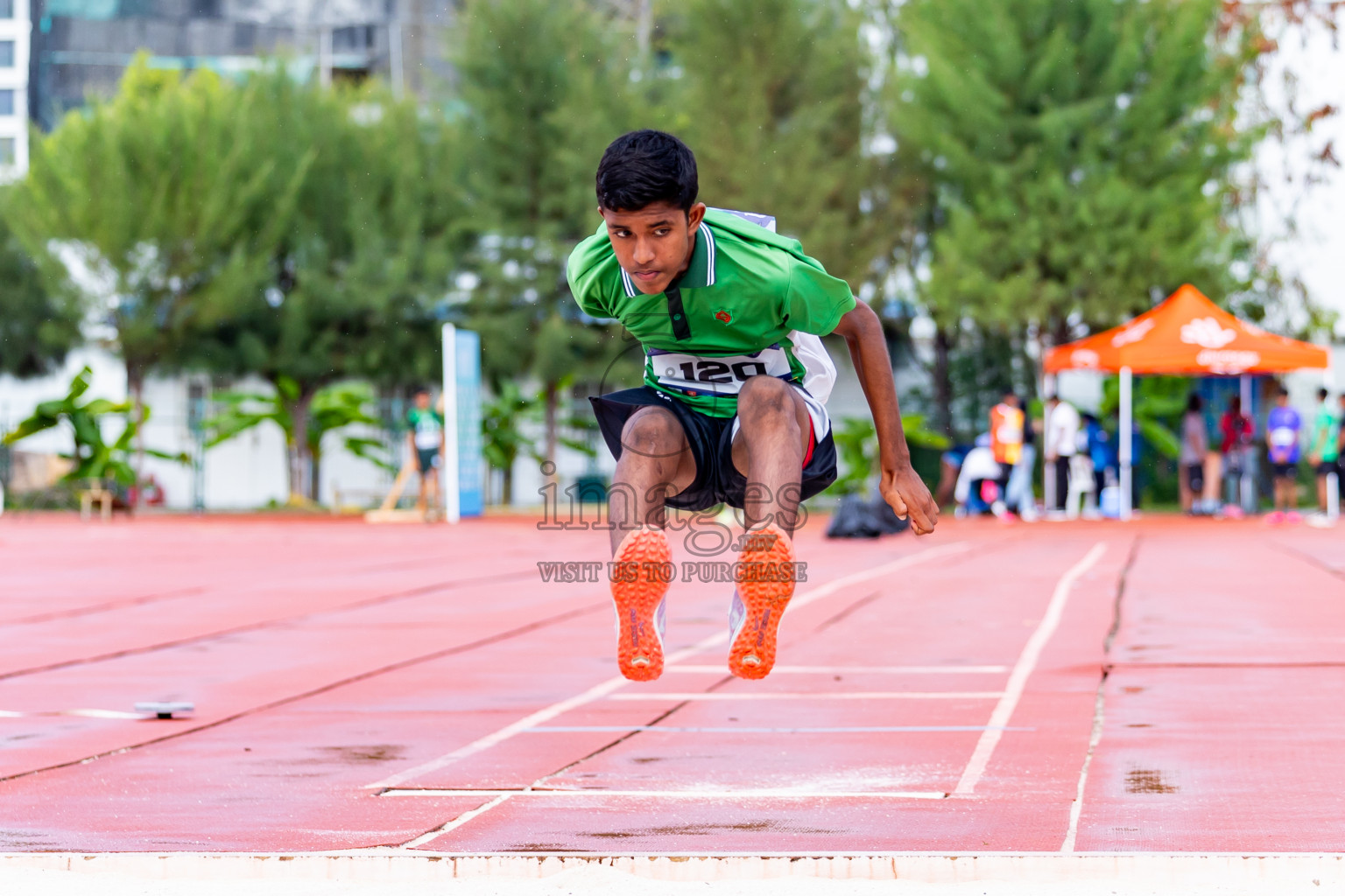 Day 3 of MWSC Interschool Athletics Championships 2024 held in Hulhumale Running Track, Hulhumale, Maldives on Monday, 11th November 2024. Photos by:  Nausham Waheed / Images.mv