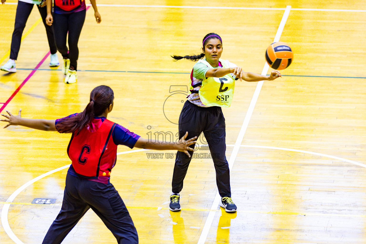 Club Matrix vs Club Green Streets in Final of 21st National Netball Tournament was held in Social Canter at Male', Maldives on Wednesday, 22nd May 2024. Photos: Nausham Waheed / images.mv