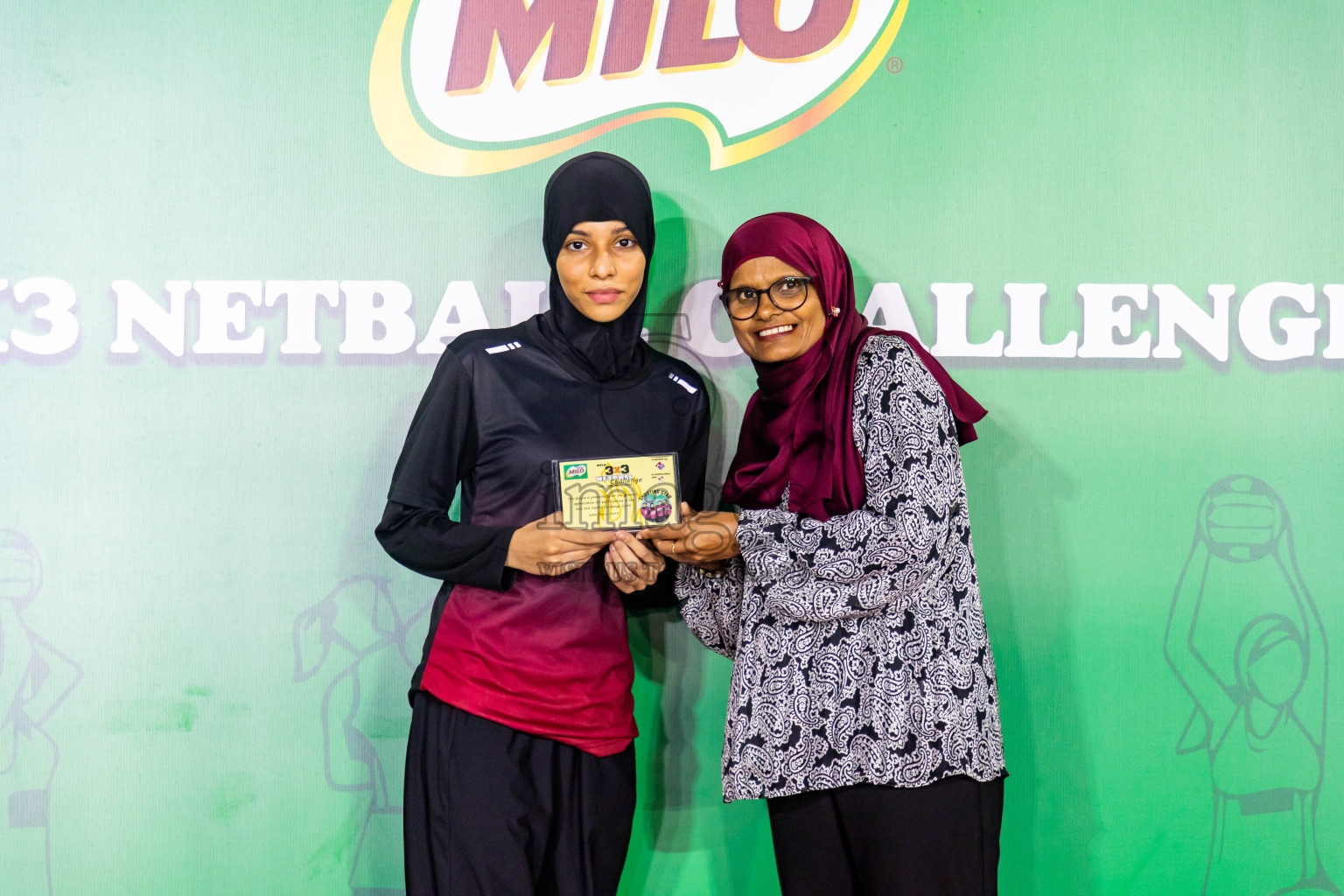 Final of MILO 3x3 Netball Challenge 2024 was held in Ekuveni Netball Court at Male', Maldives on Thursday, 20th March 2024. Photos: Nausham Waheed / images.mv