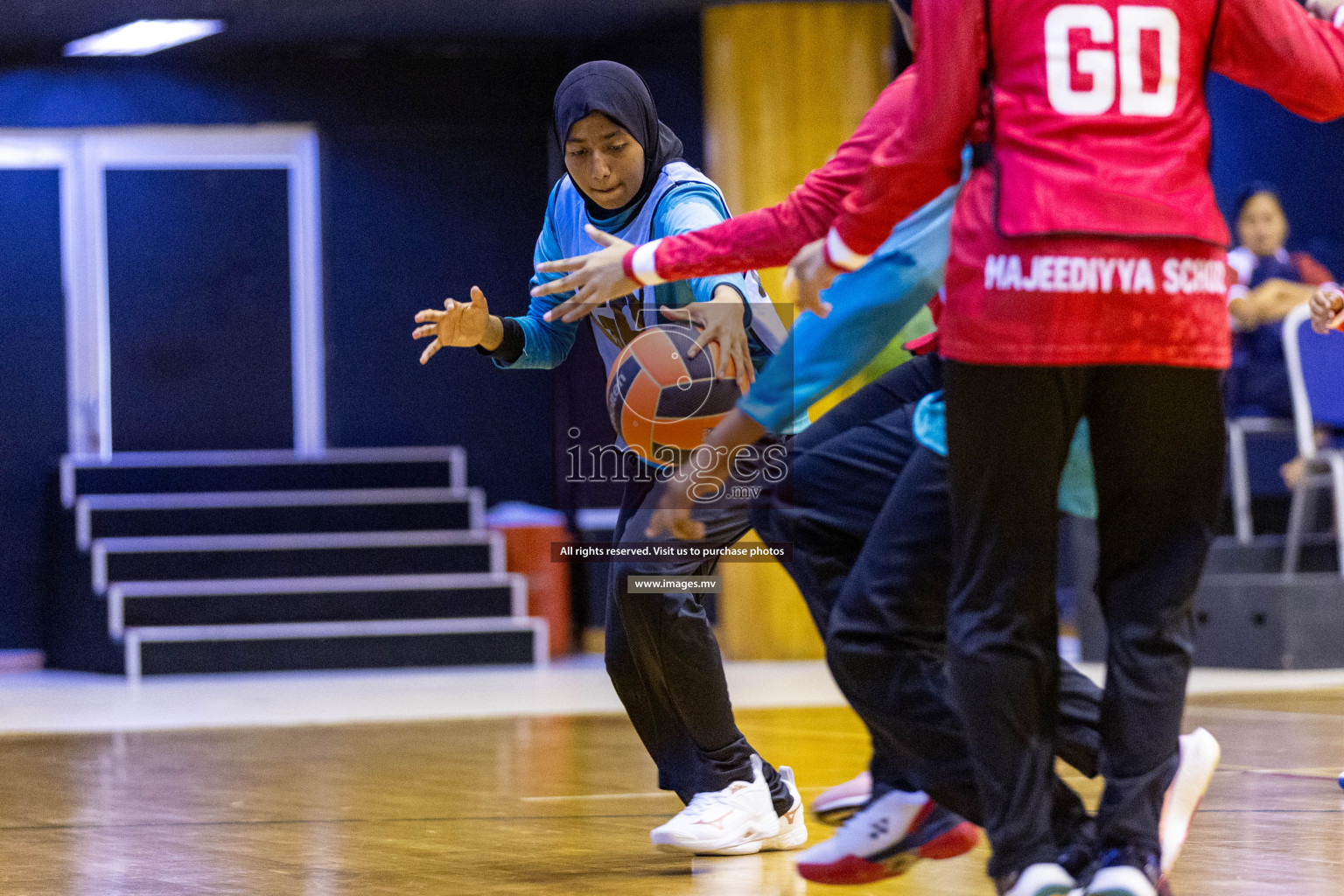 Day4 of 24th Interschool Netball Tournament 2023 was held in Social Center, Male', Maldives on 30th October 2023. Photos: Nausham Waheed / images.mv