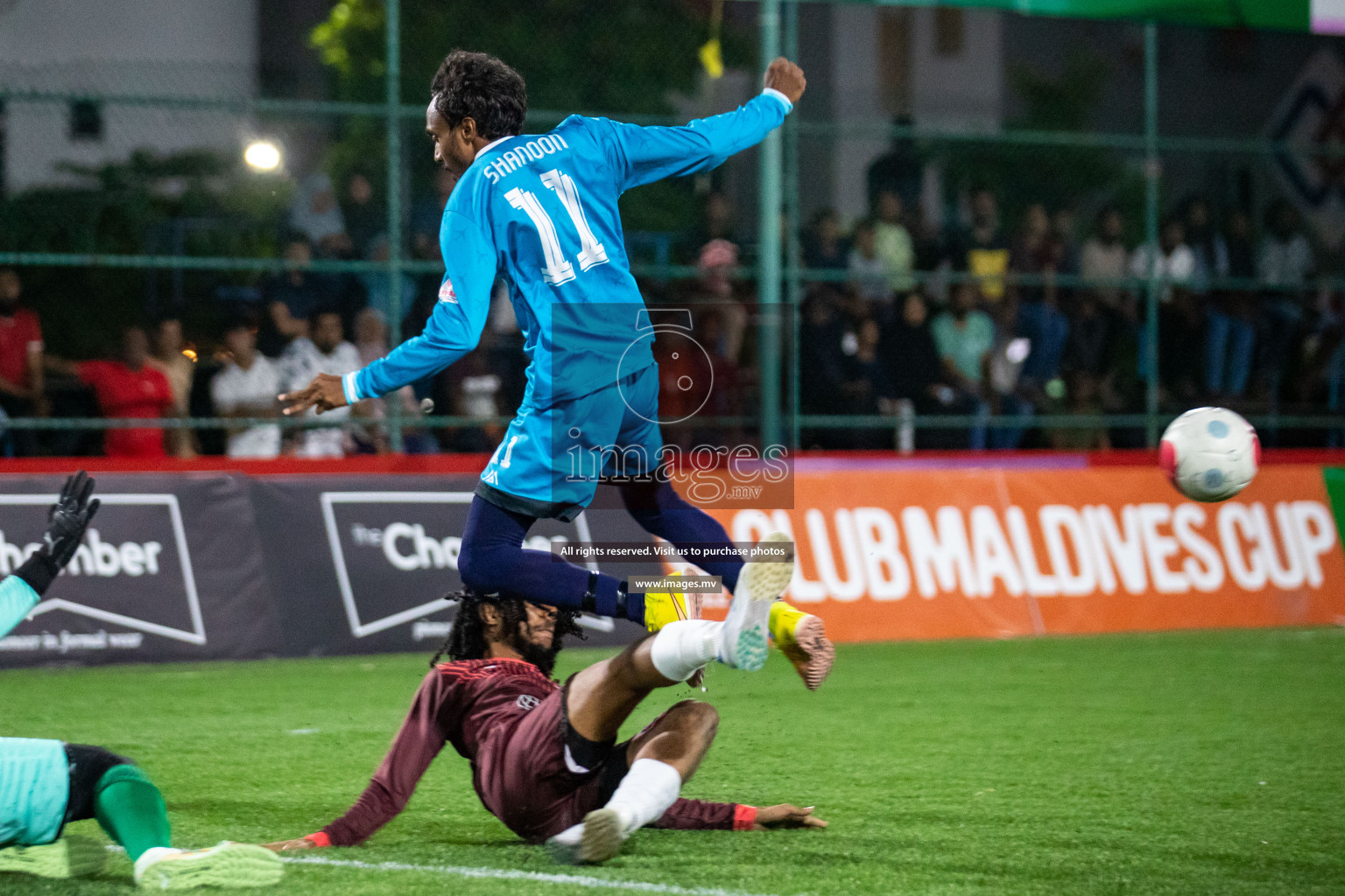 MACL vs Trade Club in Club Maldives Cup 2022 was held in Hulhumale', Maldives on Sunday, 9th October 2022. Photos: Hassan Simah / images.mv