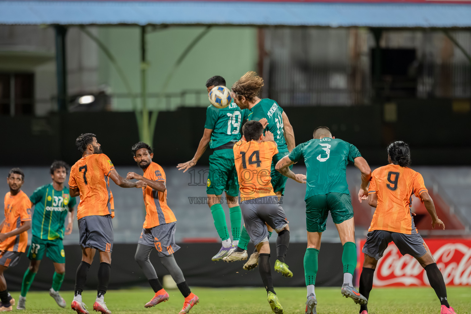 Charity Shield Match between Maziya Sports and Recreation Club and Club Eagles held in National Football Stadium, Male', Maldives Photos: Abdulla Abeedh / Images.mv