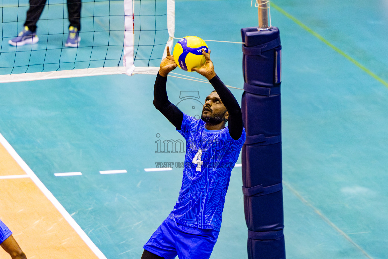 Sports Club City vs Police Club in Day 3 of MILO VAM Cup 2024 Men's Division was held in Social Center Indoor Hall on Wednesday, 30th October 2024. Photos: Nausham Waheed / images.mv