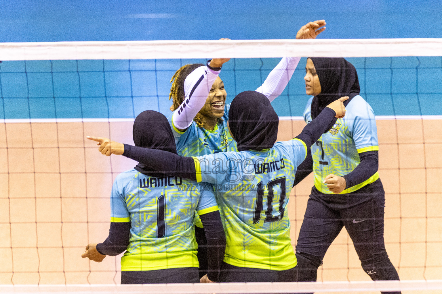 Final of Women's Division of Volleyball Association Cup 2023 held in Male', Maldives on Tuesday, 9th January 2024 at Social Center Indoor Hall Photos By: Nausham Waheed /images.mv