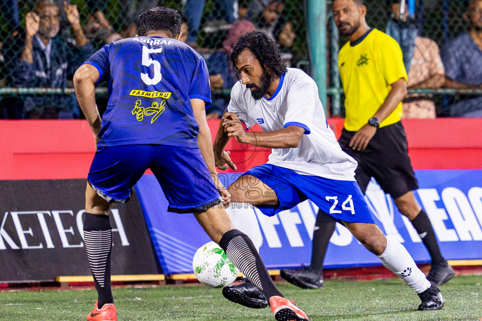 Fenaka vs Mifco in Day 14 of Office League 2025 was held on Tuesday, 29th April 2025 in Hulhumale', Maldives. Photos: Nausham Waheed / images.mv