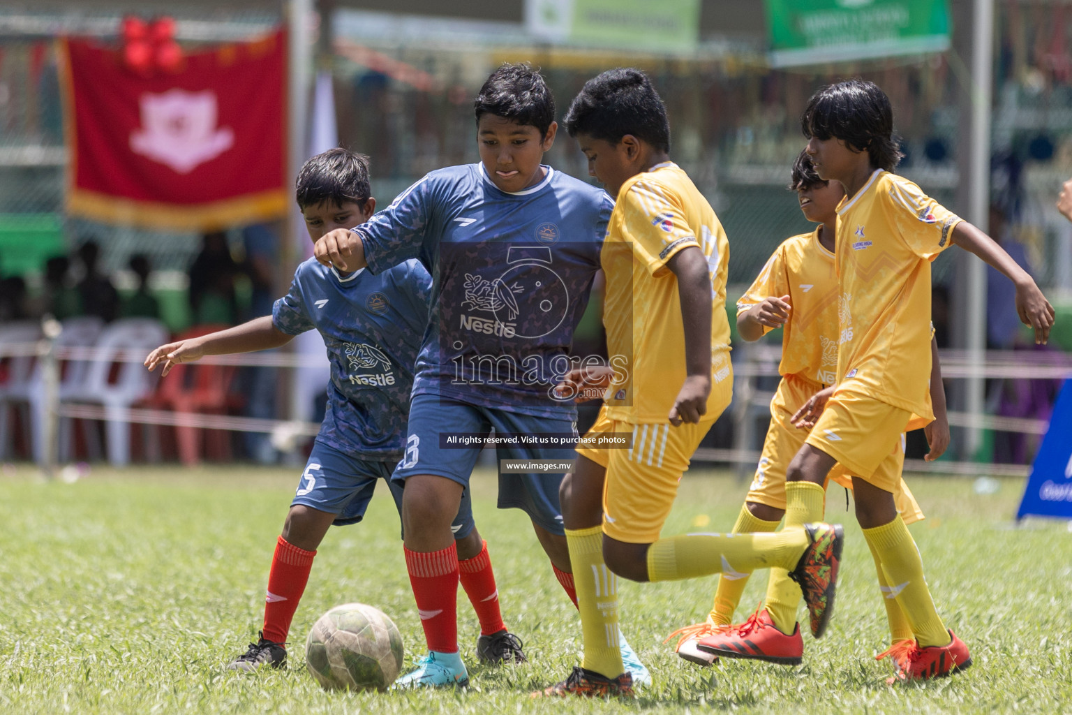 Day 1 of Nestle kids football fiesta, held in Henveyru Football Stadium, Male', Maldives on Wednesday, 11th October 2023 Photos: Shut Abdul Sattar/ Images.mv