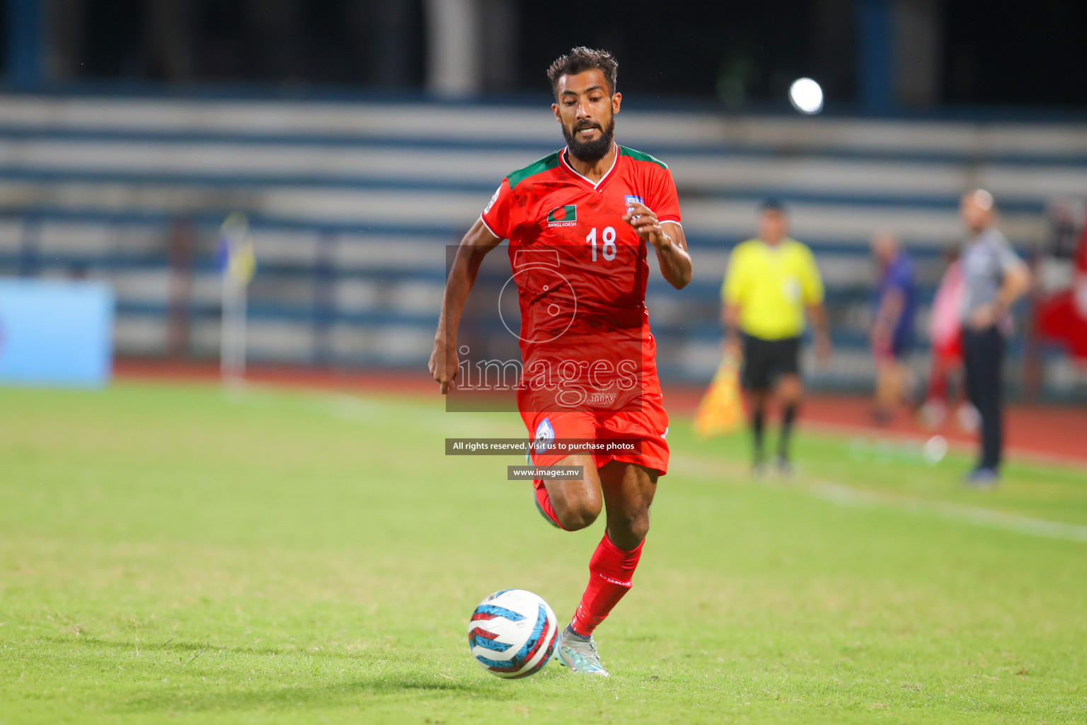 Bhutan vs Bangladesh in SAFF Championship 2023 held in Sree Kanteerava Stadium, Bengaluru, India, on Wednesday, 28th June 2023. Photos: Nausham Waheed, Hassan Simah / images.mv