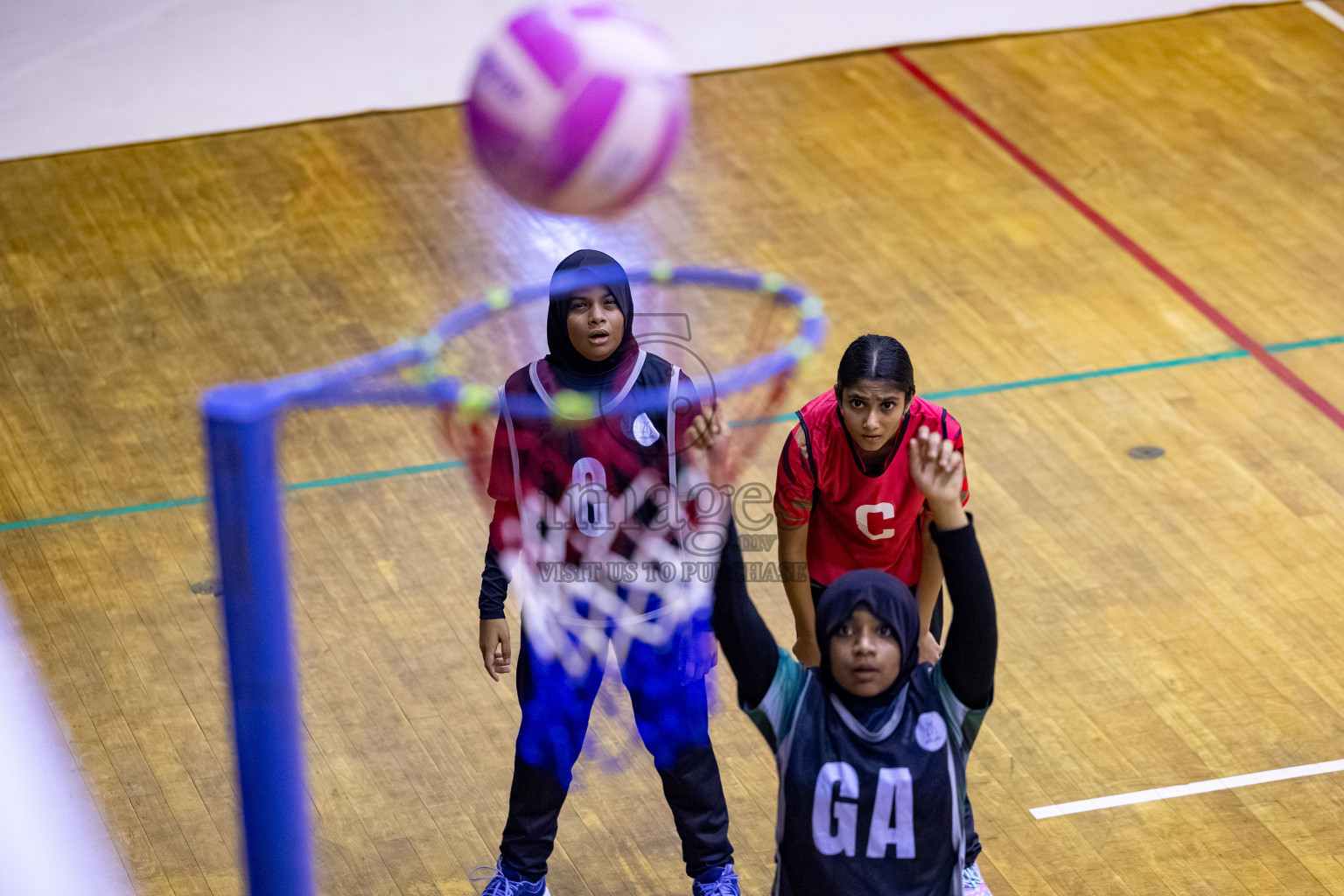 Day 13 of 26th Inter-School Netball Tournament 2025 was held in Social Center Indoor Hall on Saturday, 1st November 2025. 
Photos: Hassan Simah / images.mv