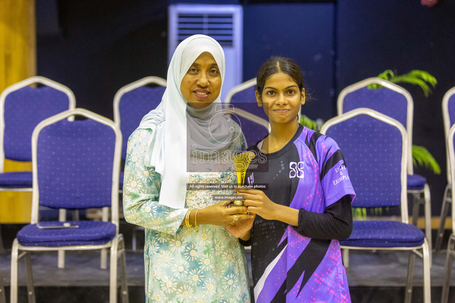 Day 10 of 24th Interschool Netball Tournament 2023 was held in Social Center, Male', Maldives on 5th November 2023. Photos: Nausham Waheed / images.mv