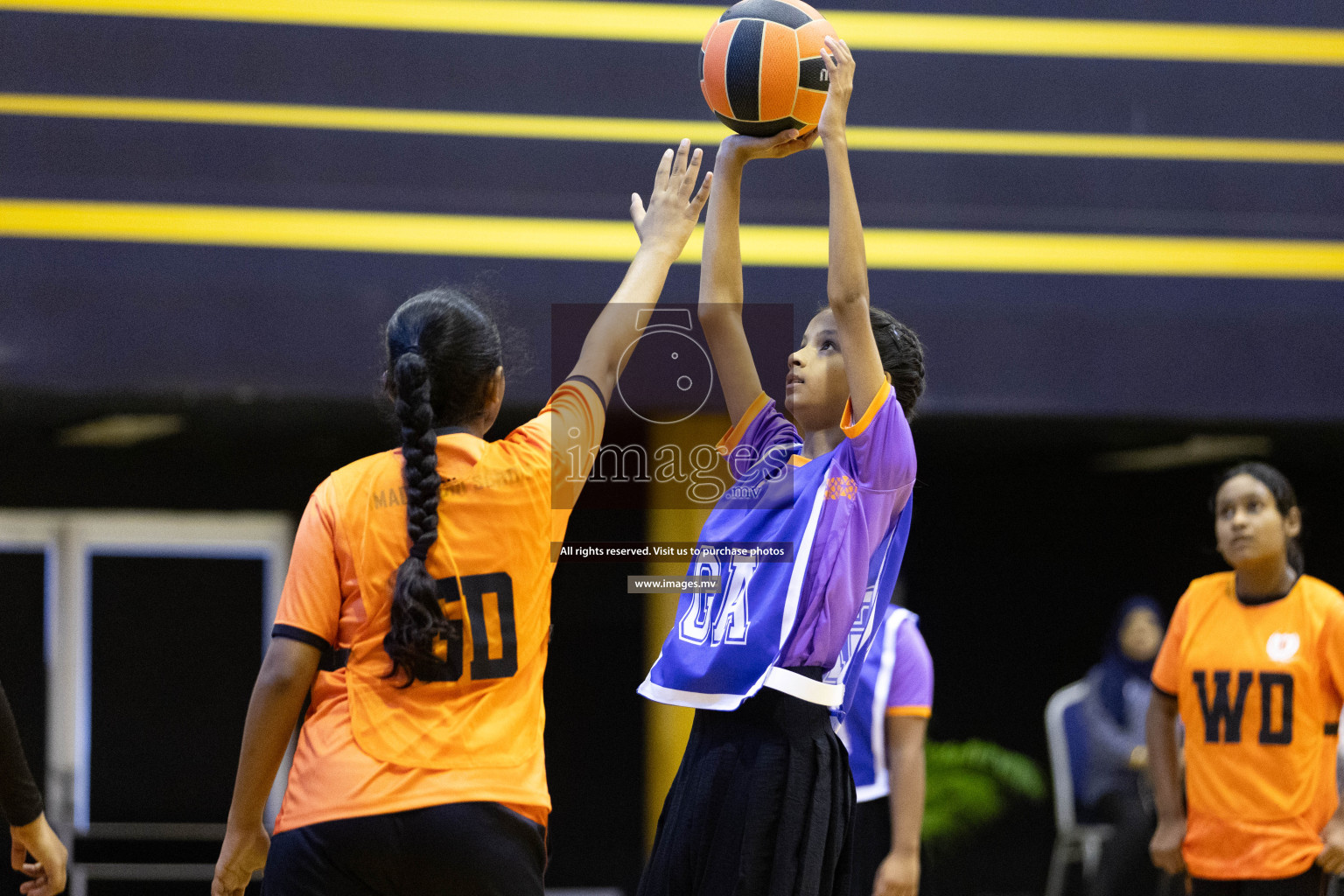 Day 10 of 24th Interschool Netball Tournament 2023 was held in Social Center, Male', Maldives on 5th November 2023. Photos: Nausham Waheed / images.mv