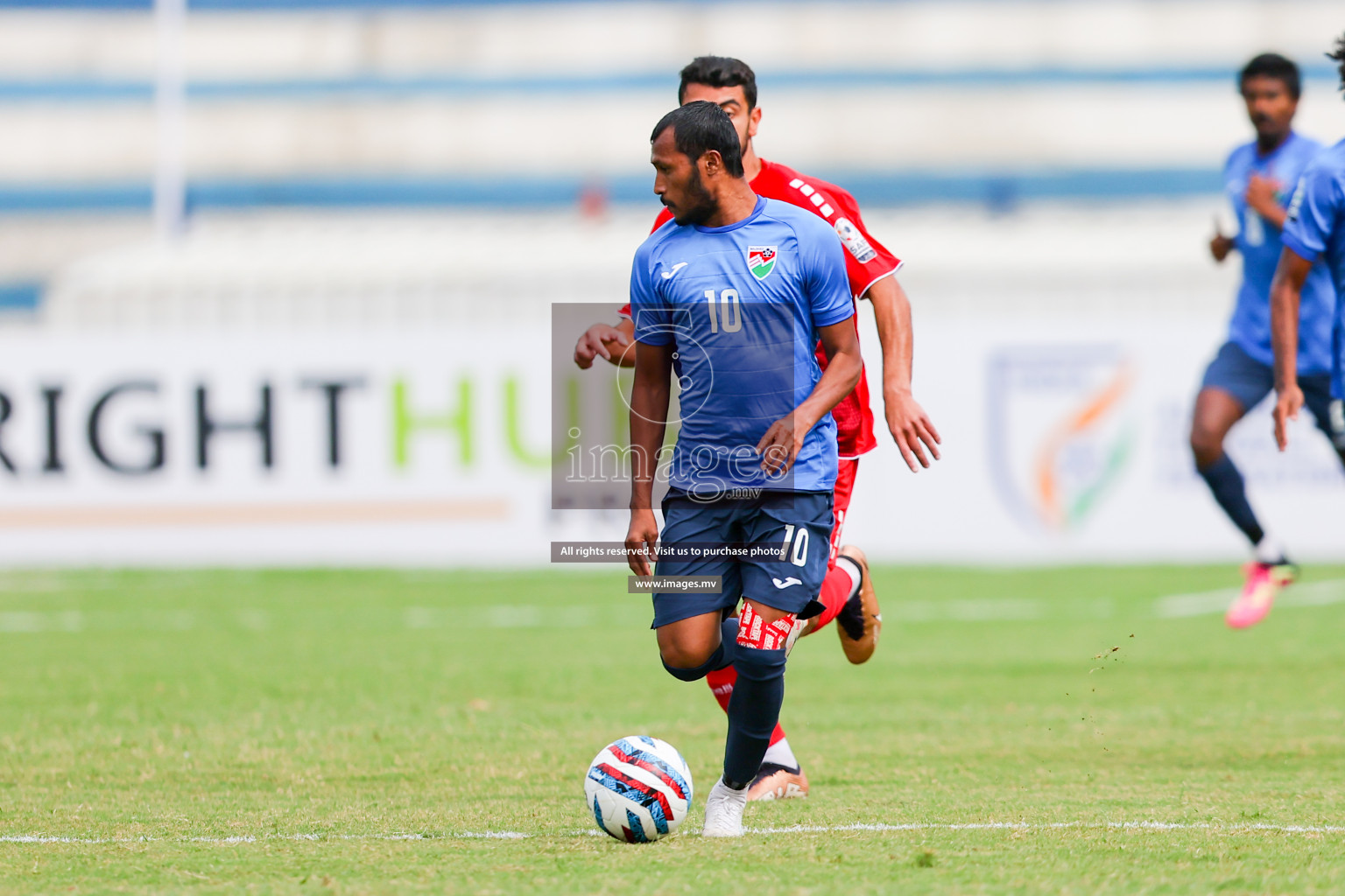 Lebanon vs Maldives in SAFF Championship 2023 held in Sree Kanteerava Stadium, Bengaluru, India, on Tuesday, 28th June 2023. Photos: Nausham Waheed, Hassan Simah / images.mv