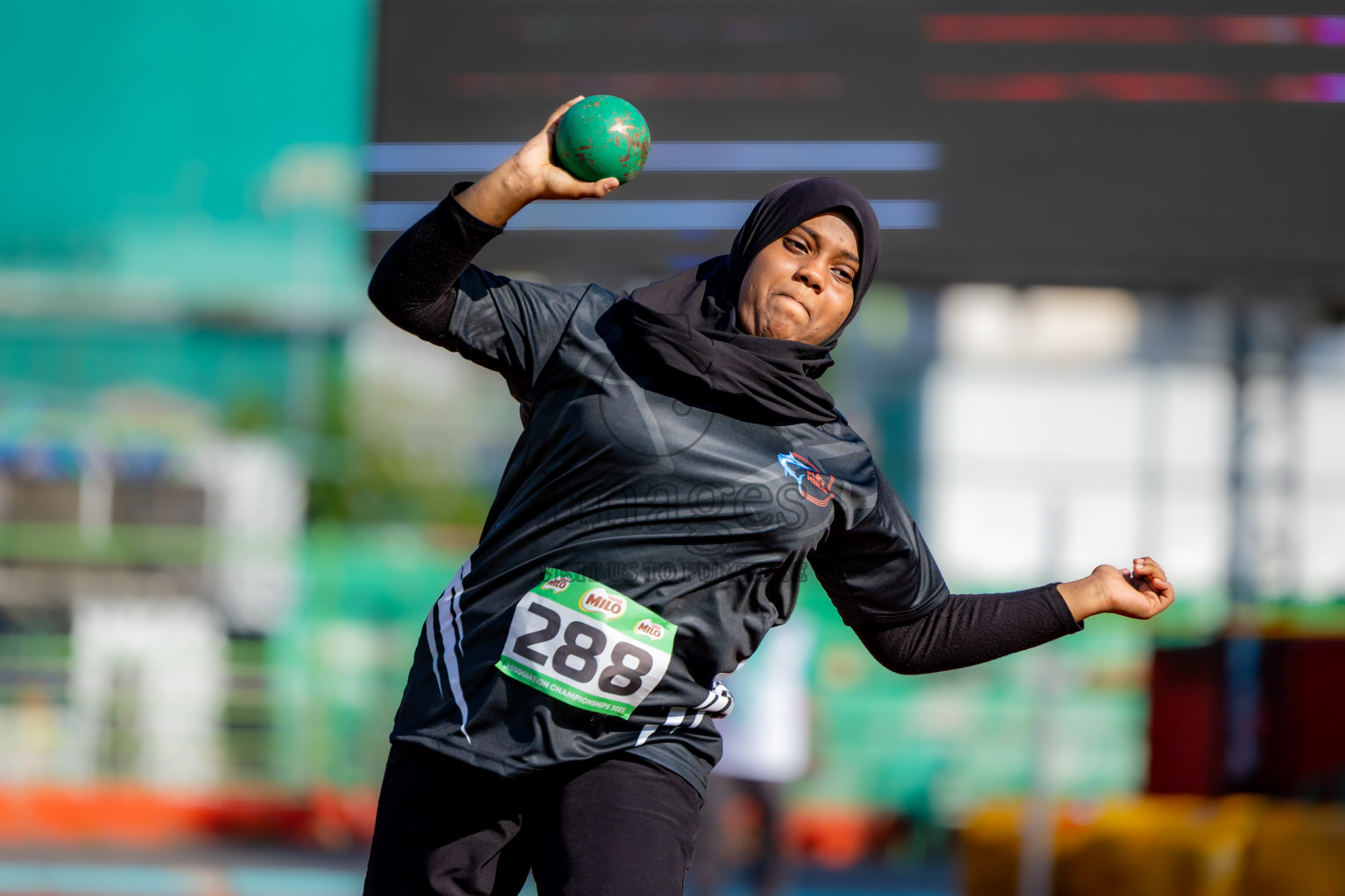 Day 1 of 12th Milo Association Championships was held in Ekuveni Track at Male', Maldives on Thursday, 24th April 2025. Photos: Nausham Waheed  / images.mv