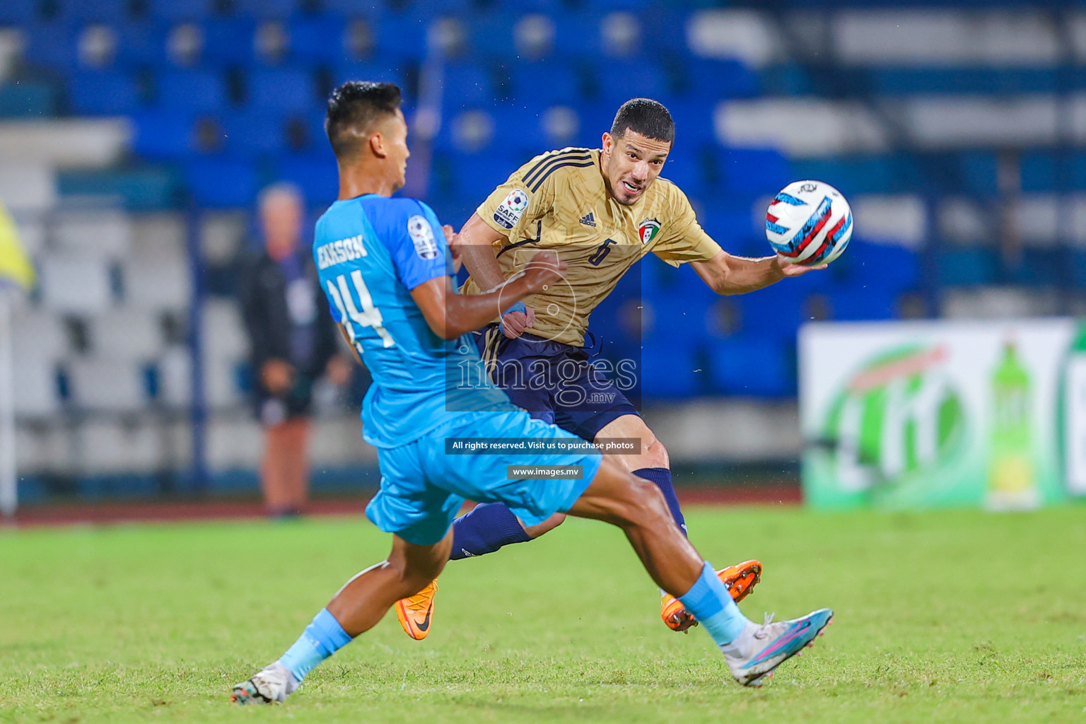 India vs Kuwait in SAFF Championship 2023 held in Sree Kanteerava Stadium, Bengaluru, India, on Tuesday, 27th June 2023. Photos: Nausham Waheed/ images.mv