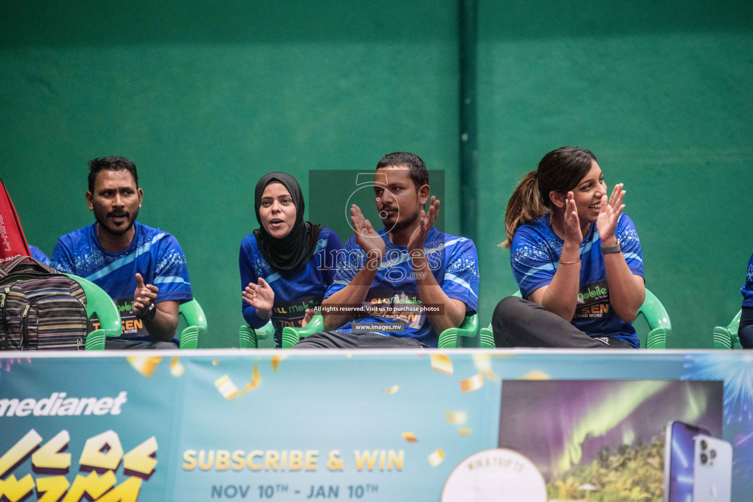 Day 2 of Badminton association mixed group championship 2021 held in Male', Maldives Photos by Nausham Waheed