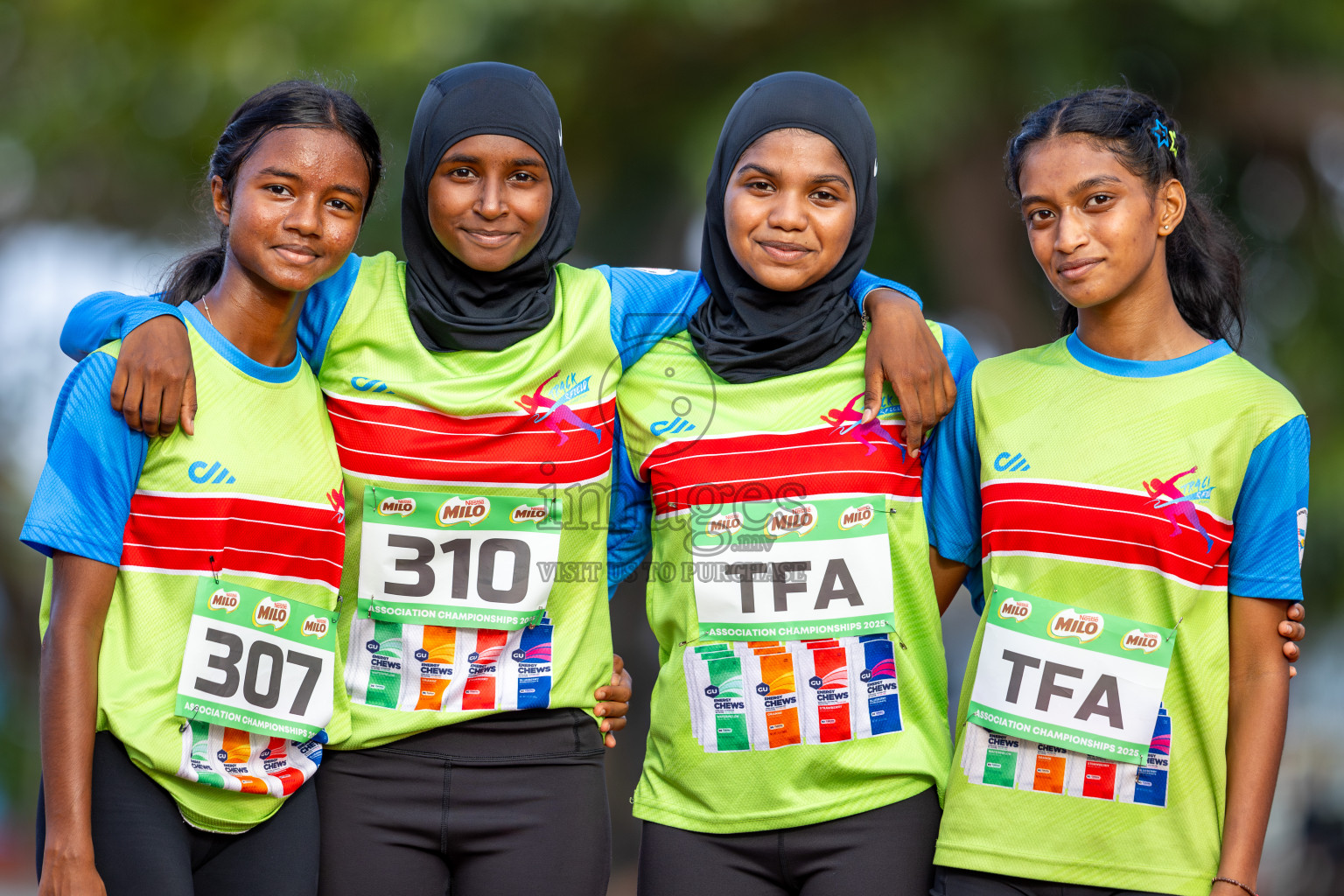 Day 2 of 12th Milo Association Championships was held in Ekuveni Track at Male', Maldives on Friday, 25th April 2025. Photos: Ismail Thoriq / images.mv
