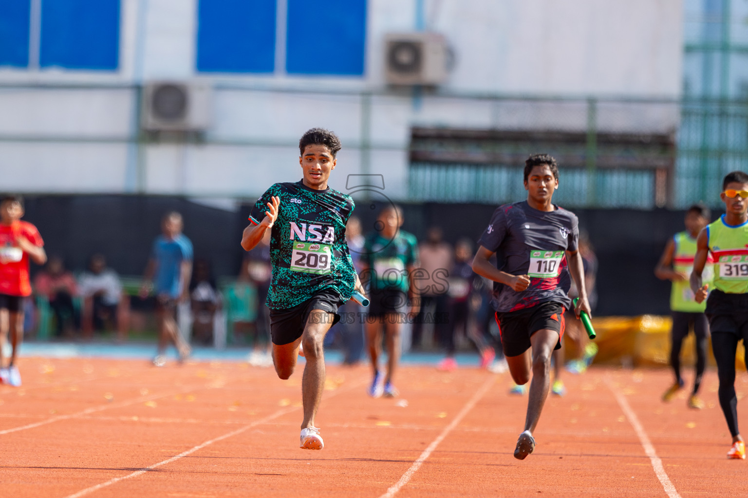 Day 3 of 12th Milo Association Championships was held in Ekuveni Track at Male', Maldives on Saturday, 26th April 2025. Photos: Ismail Thoriq / images.mv