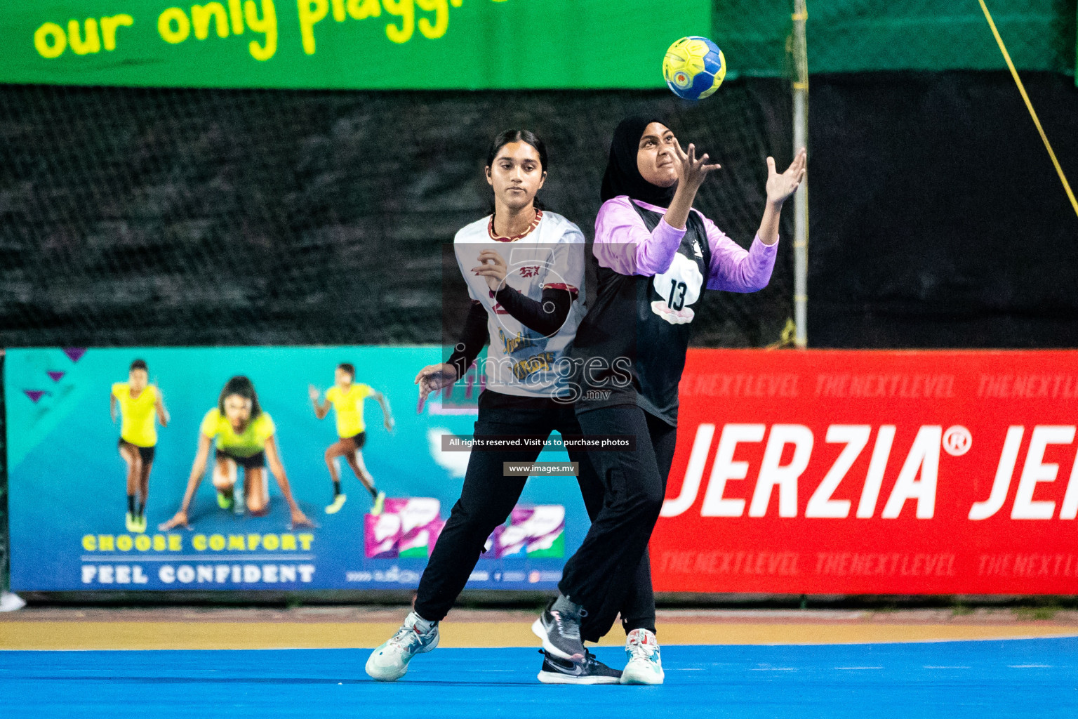 Day 5 of 6th MILO Handball Maldives Championship 2023, held in Handball ground, Male', Maldives on Friday, 24th May 2023 Photos: Shuu Abdul Sattar/ Images.mv