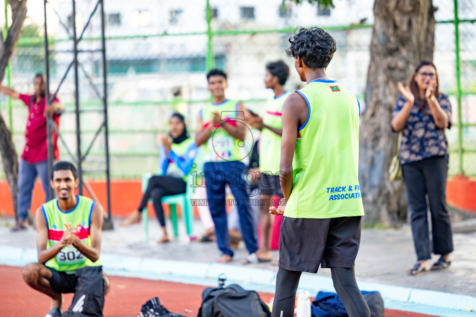 Day 2 of 12th Milo Association Championships was held in Ekuveni Track at Male', Maldives on Friday, 25th April 2025. Photos: Hassan Simah / images.mv
