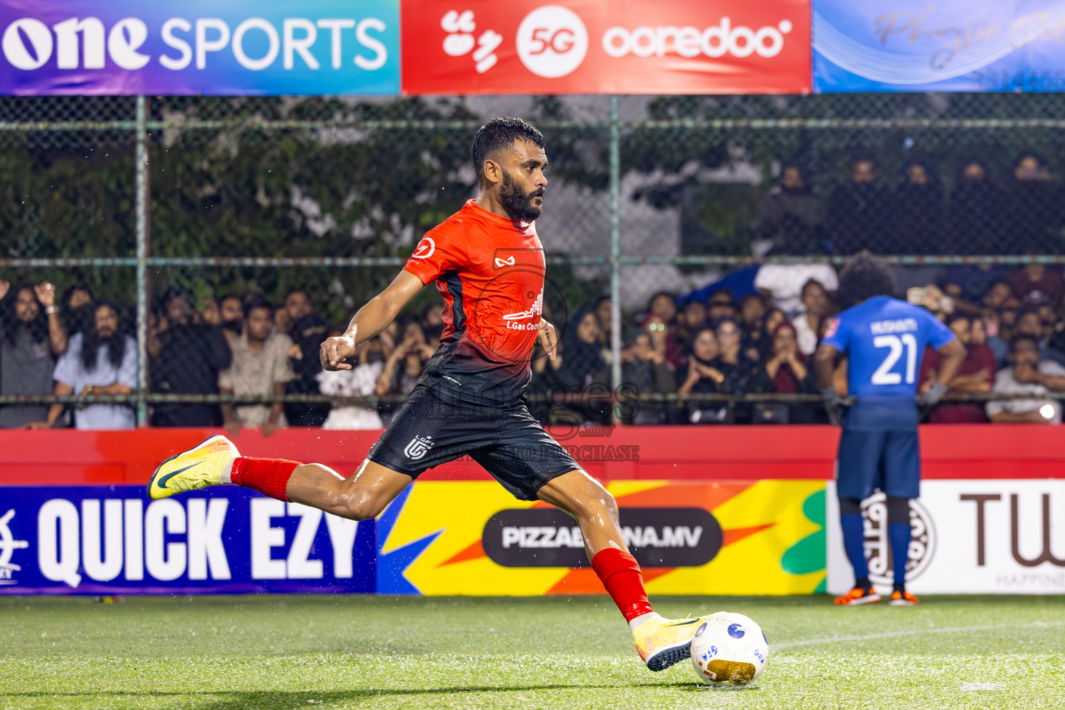 L Gan vs L Isdhoo in Laamu Atoll Finals Day 26 of Golden Futsal Challenge 2025 was held on Thursday , 30th January 2025, in Hulhumale', Maldives. Photos: Ismail Thoriq / images.mv