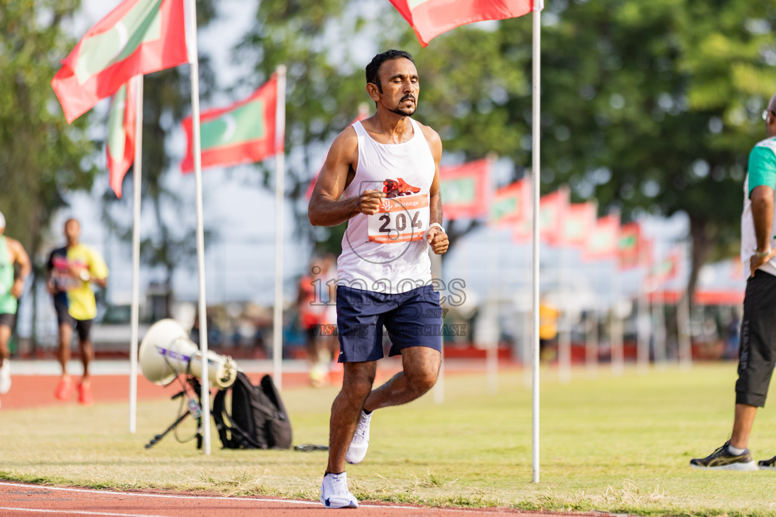 Day 1 of National Athletics Championship 2025 was held at Ekuveni Running Ground in Male', Maldives on Thursday, 14th August 2025. Photos: Areef Adam / images.mv